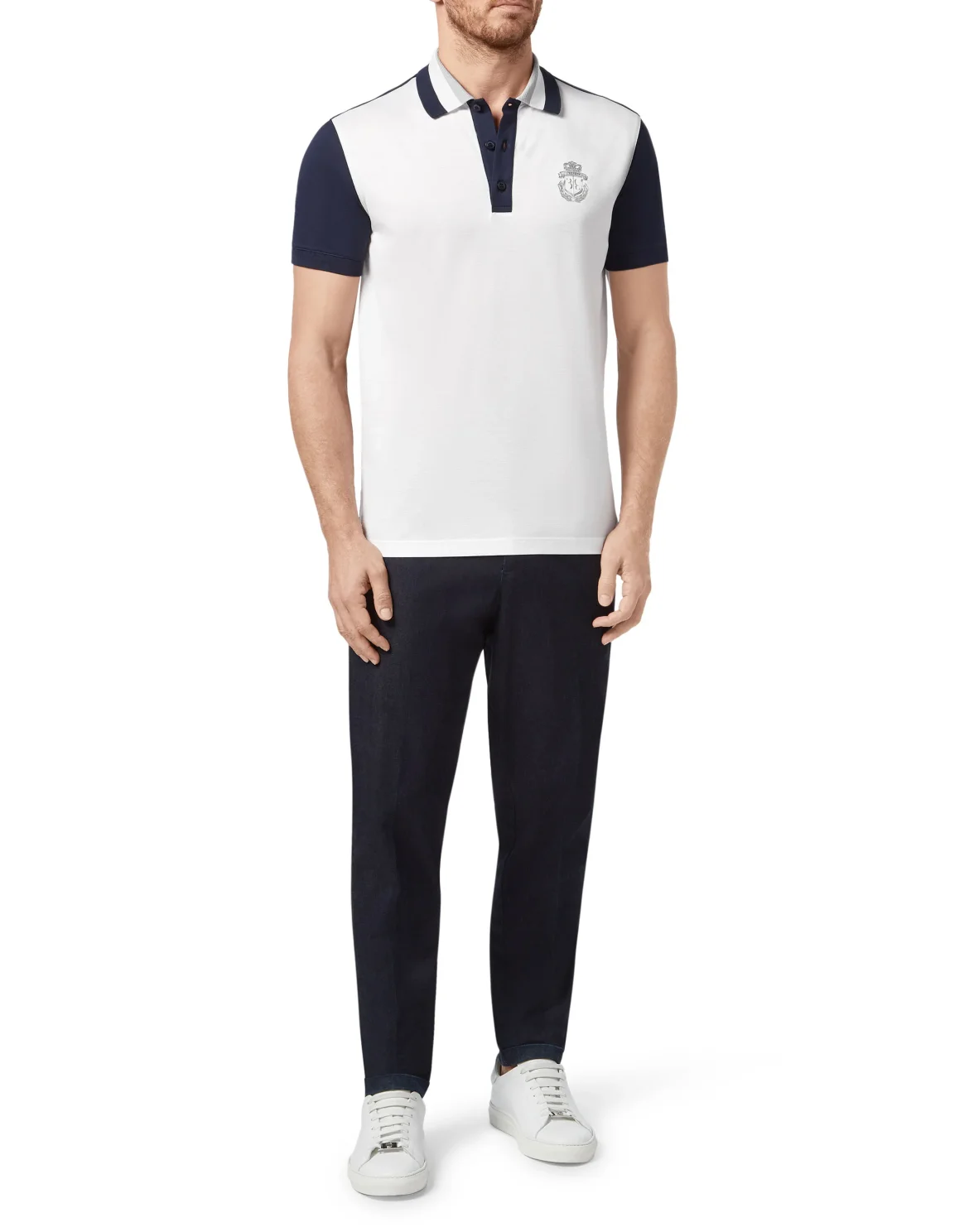 Polo shirt SS Crest, цвет: Белый
