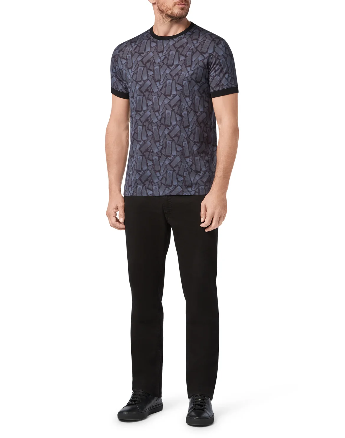 T-shirt Round Neck SS Gold, цвет: Синий