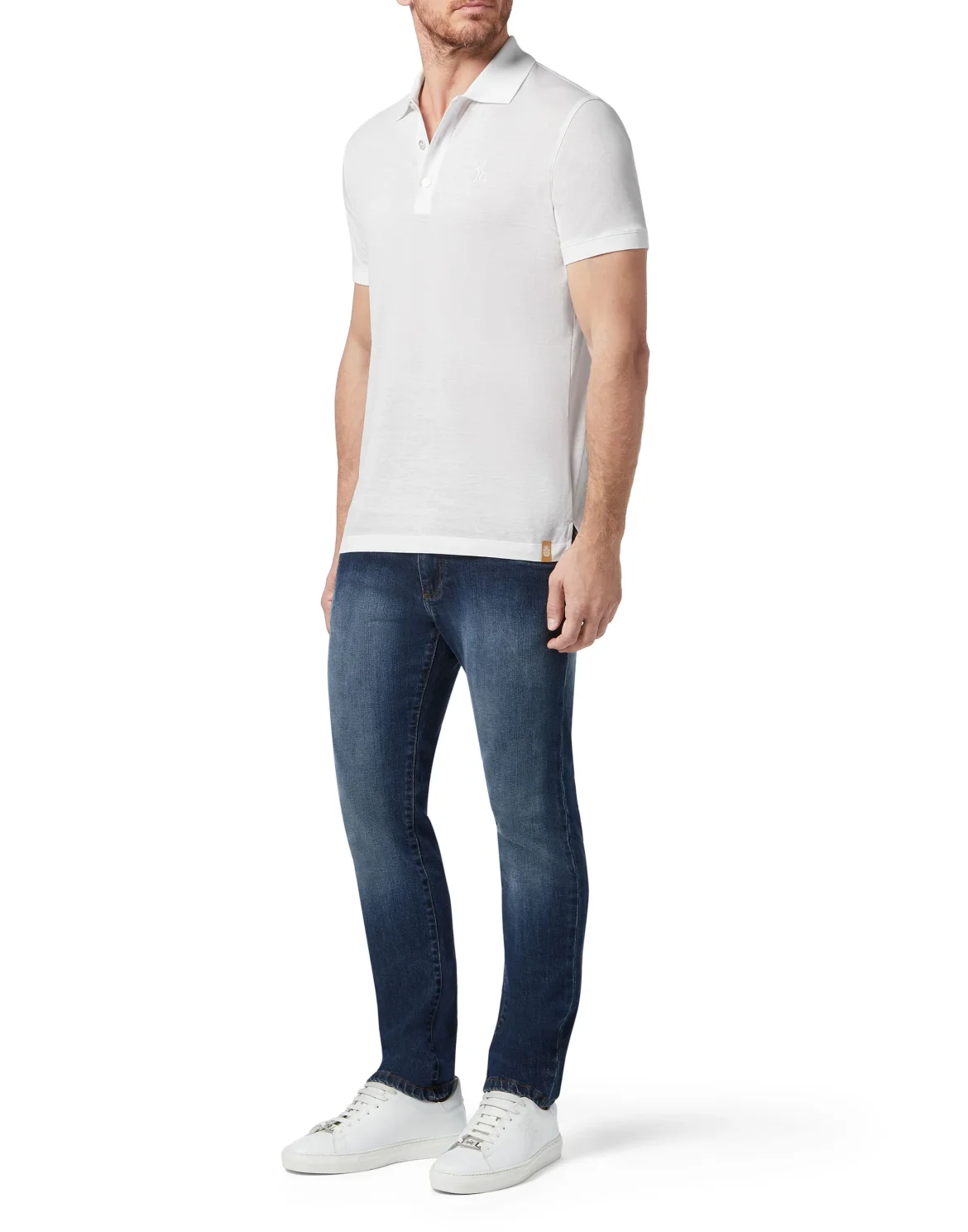 Polo shirt SS Double B, цвет: Белый