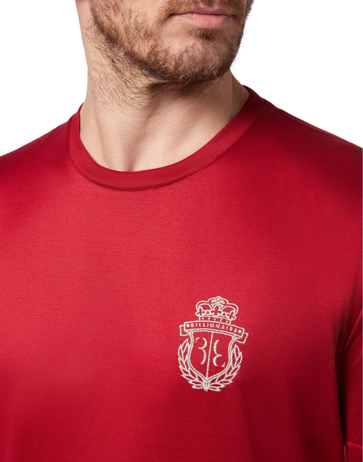 T-shirt Round Neck SS Crest, цвет: Красный