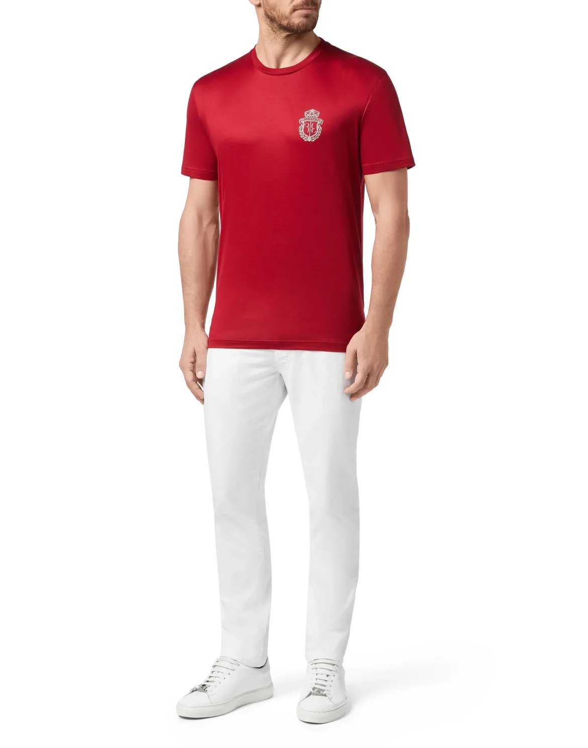 T-shirt Round Neck SS Crest, цвет: Красный
