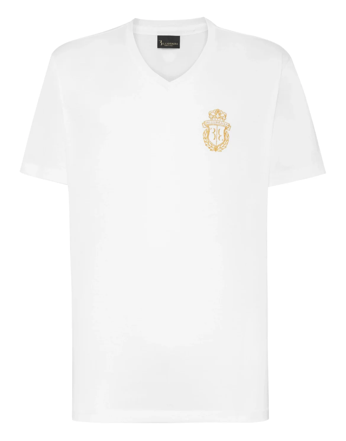 T-shirt V-Neck SS Crest, цвет: Белый