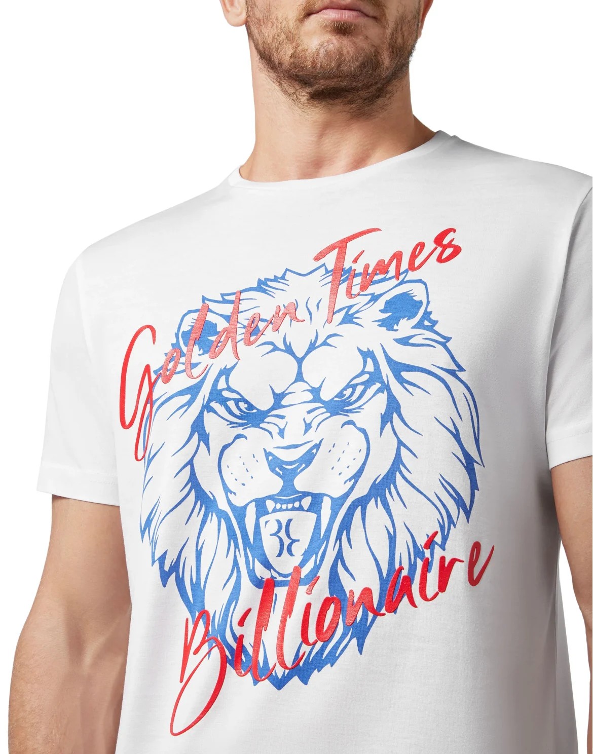 T-shirt Round Neck SS Lion, цвет: Белый