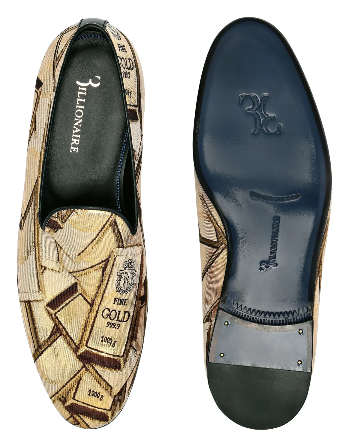 Loafers Gold, цвет: Золотой