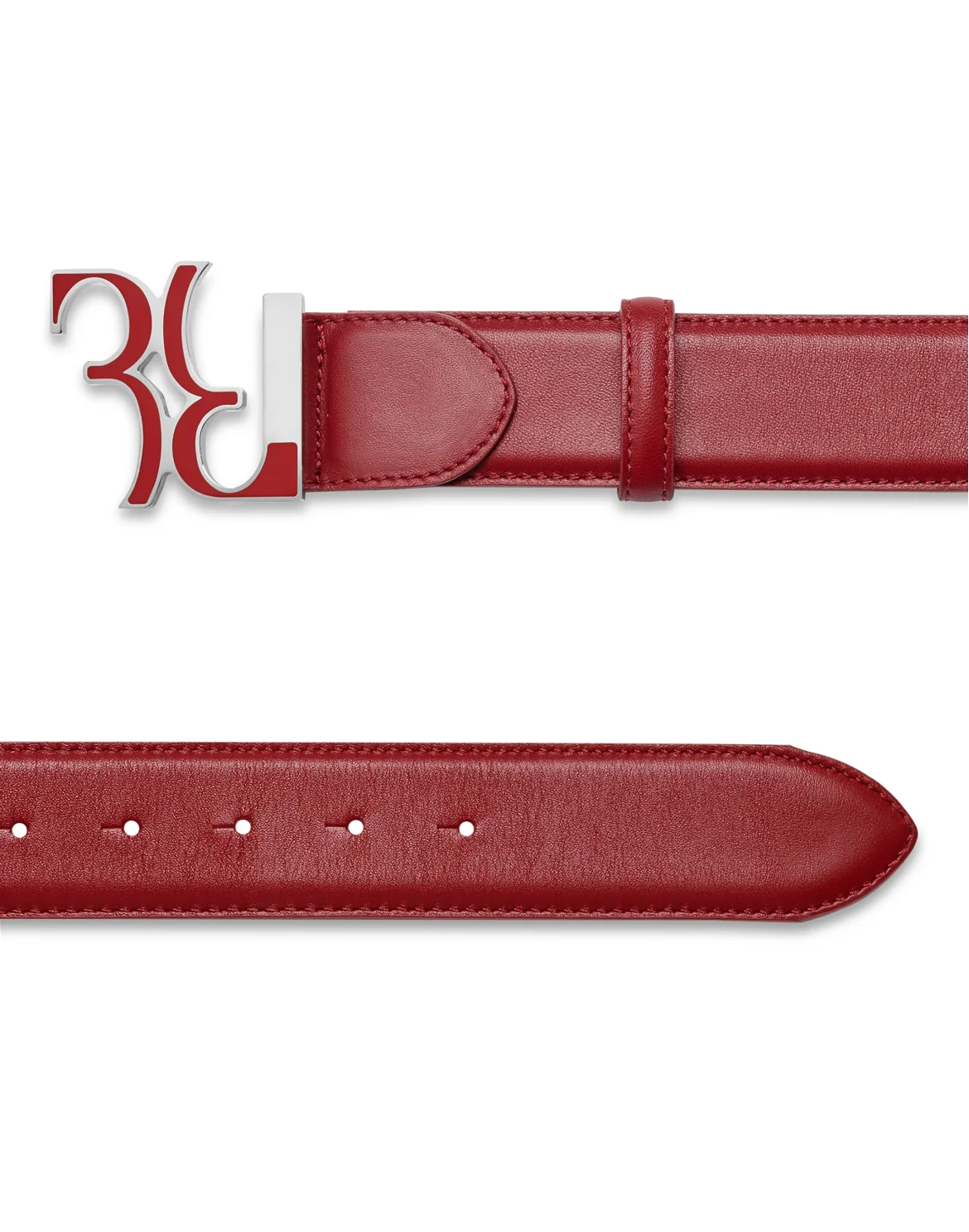 Belt Double B, цвет: Красный