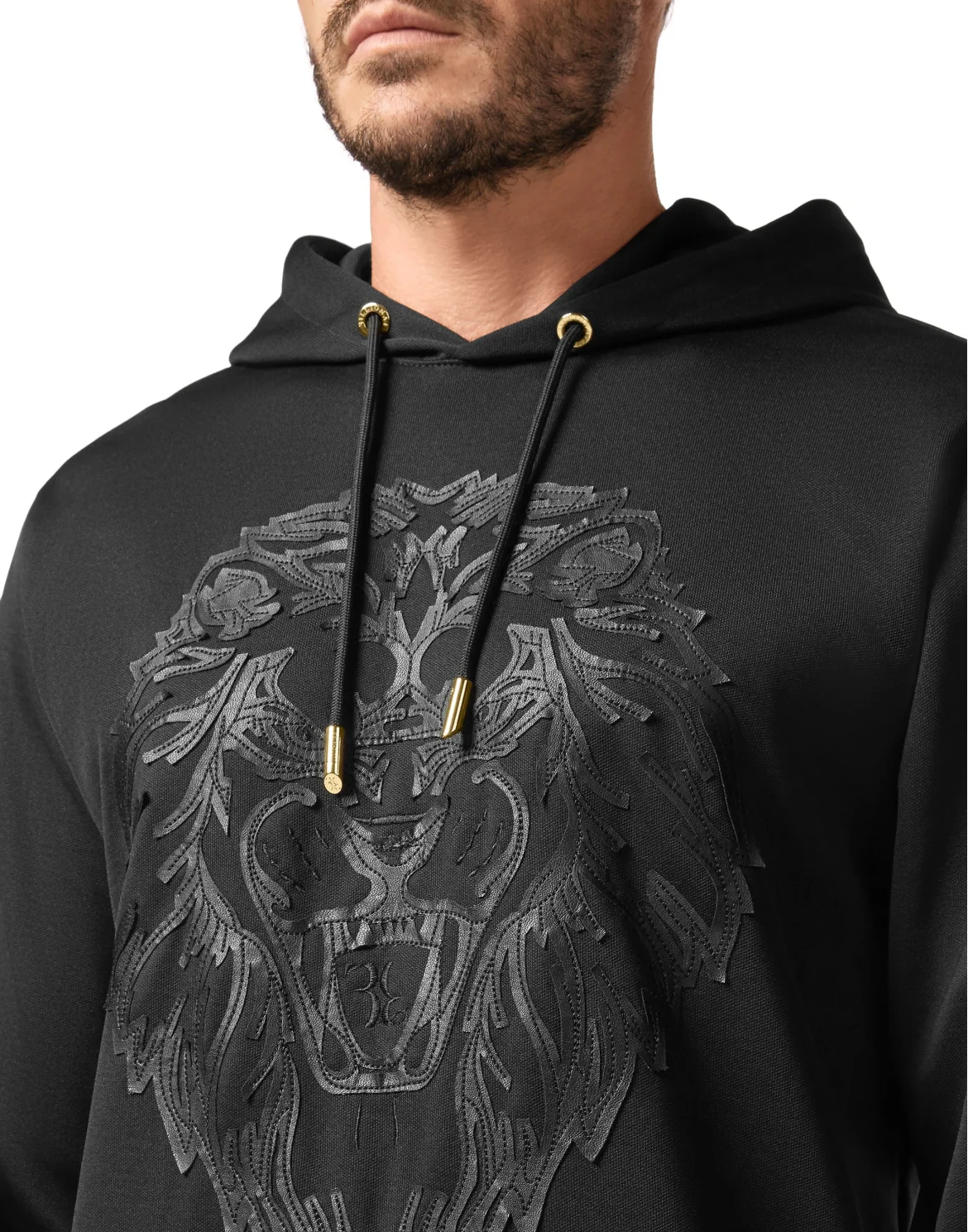 Hoodie sweatshirt Lion, цвет: Черный