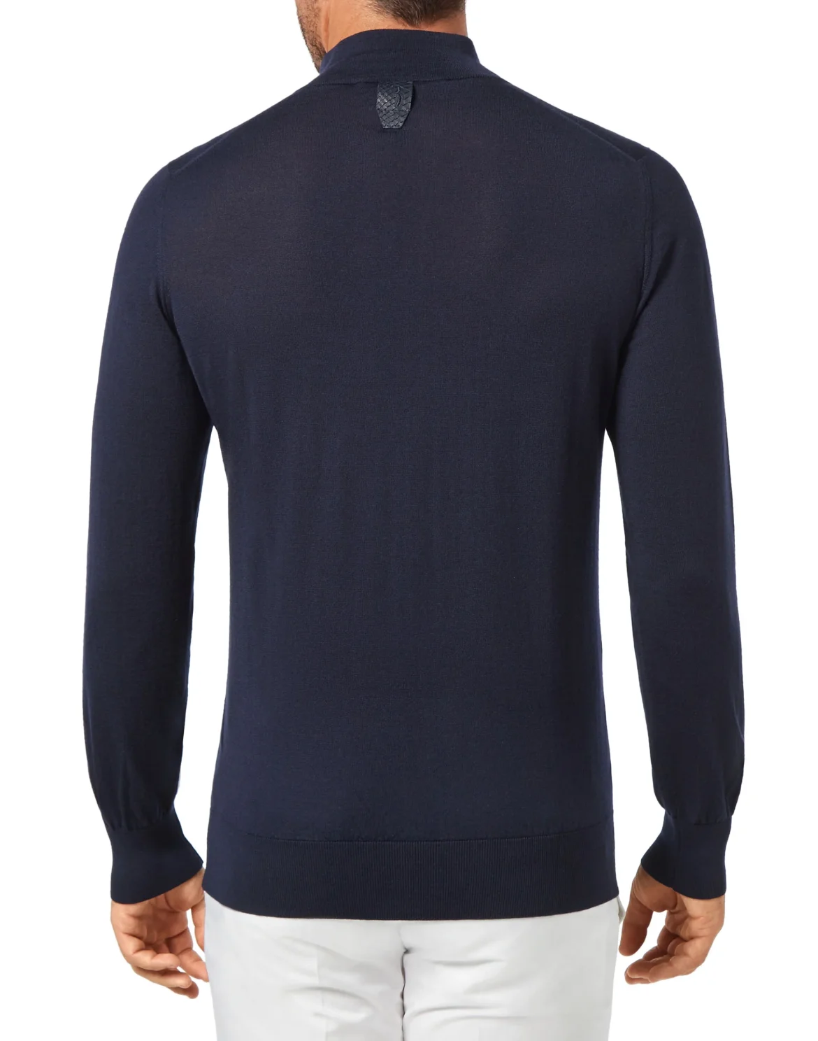 Pullover zip mock Luxury, цвет: Синий