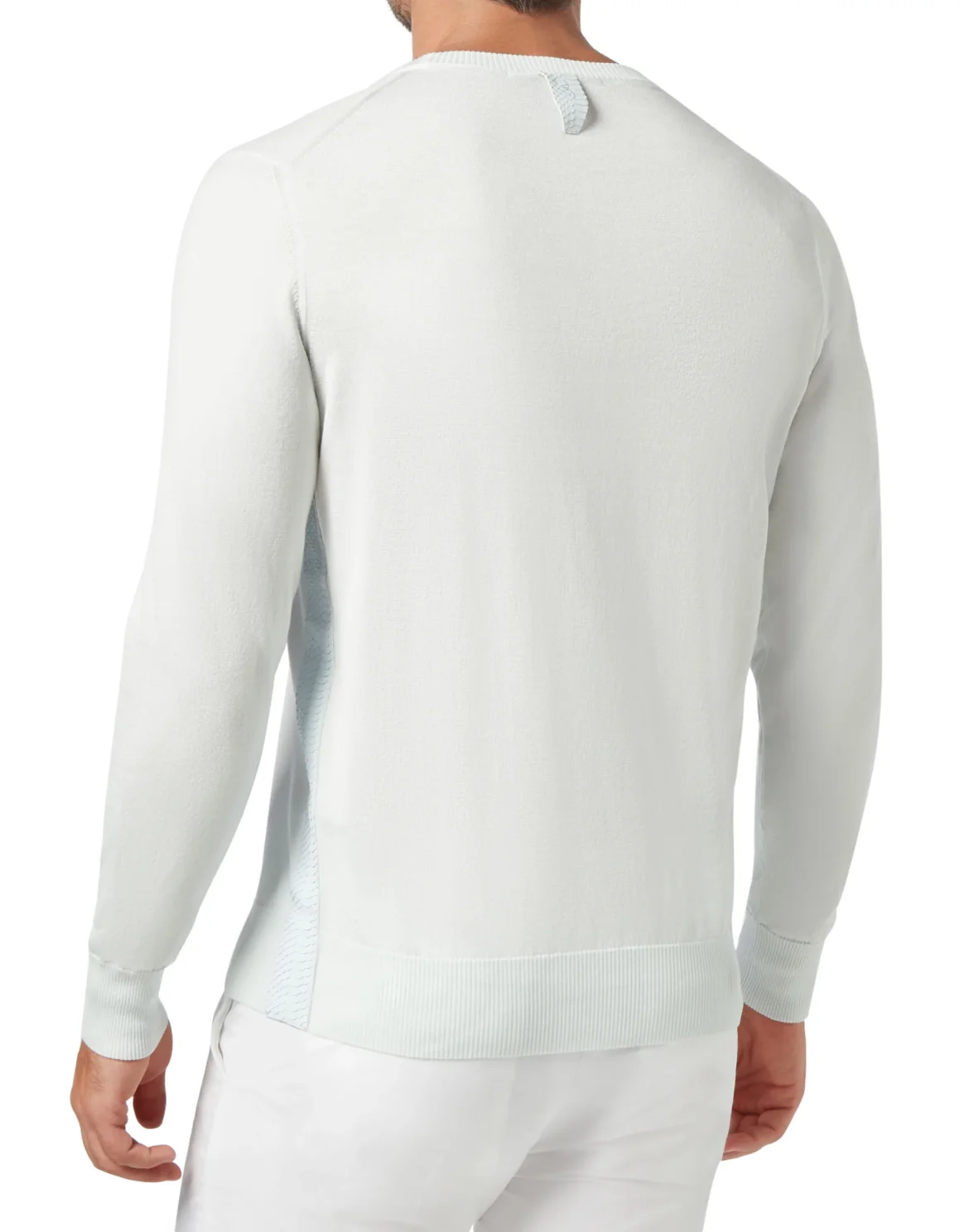Pullover Round Neck LS Luxury, цвет: Голубой