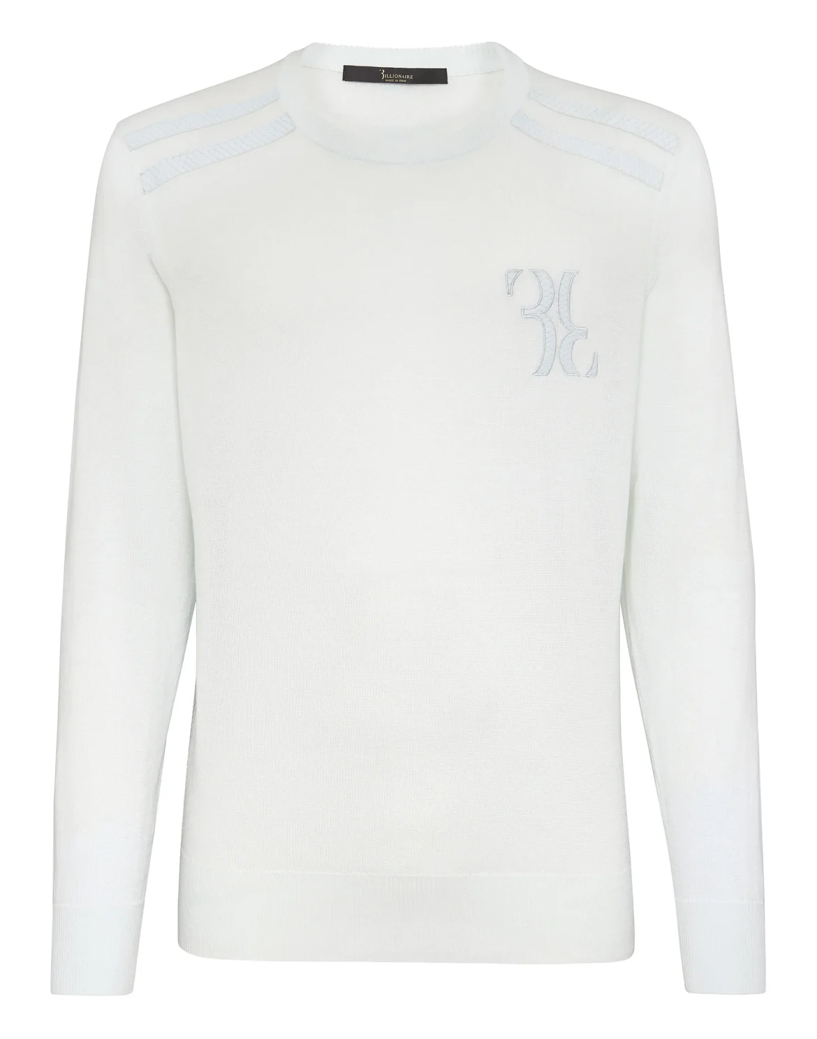 Pullover Round Neck LS Luxury, цвет: Голубой