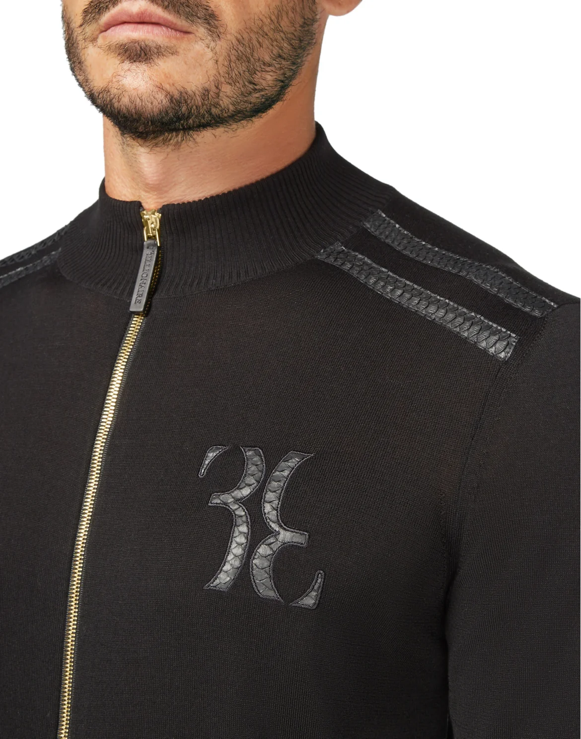 Pullover full zip Luxury, цвет: Черный