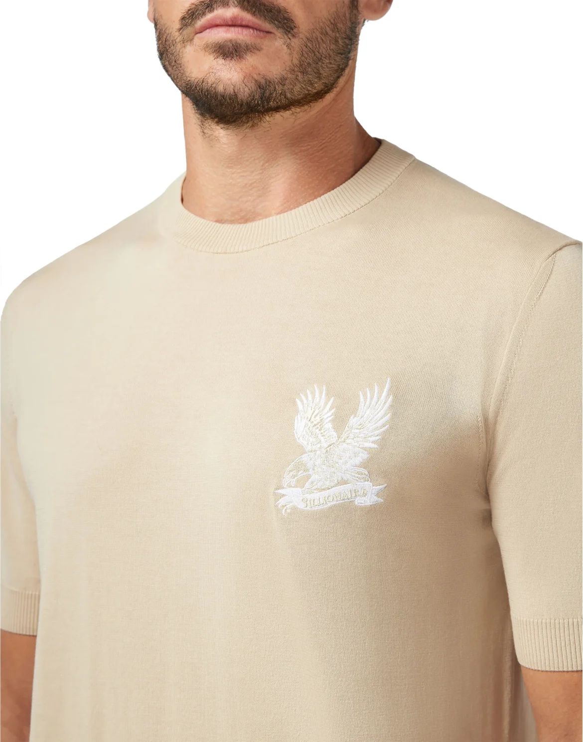 Pullover Round Neck SS Falcon, цвет: Бежевый