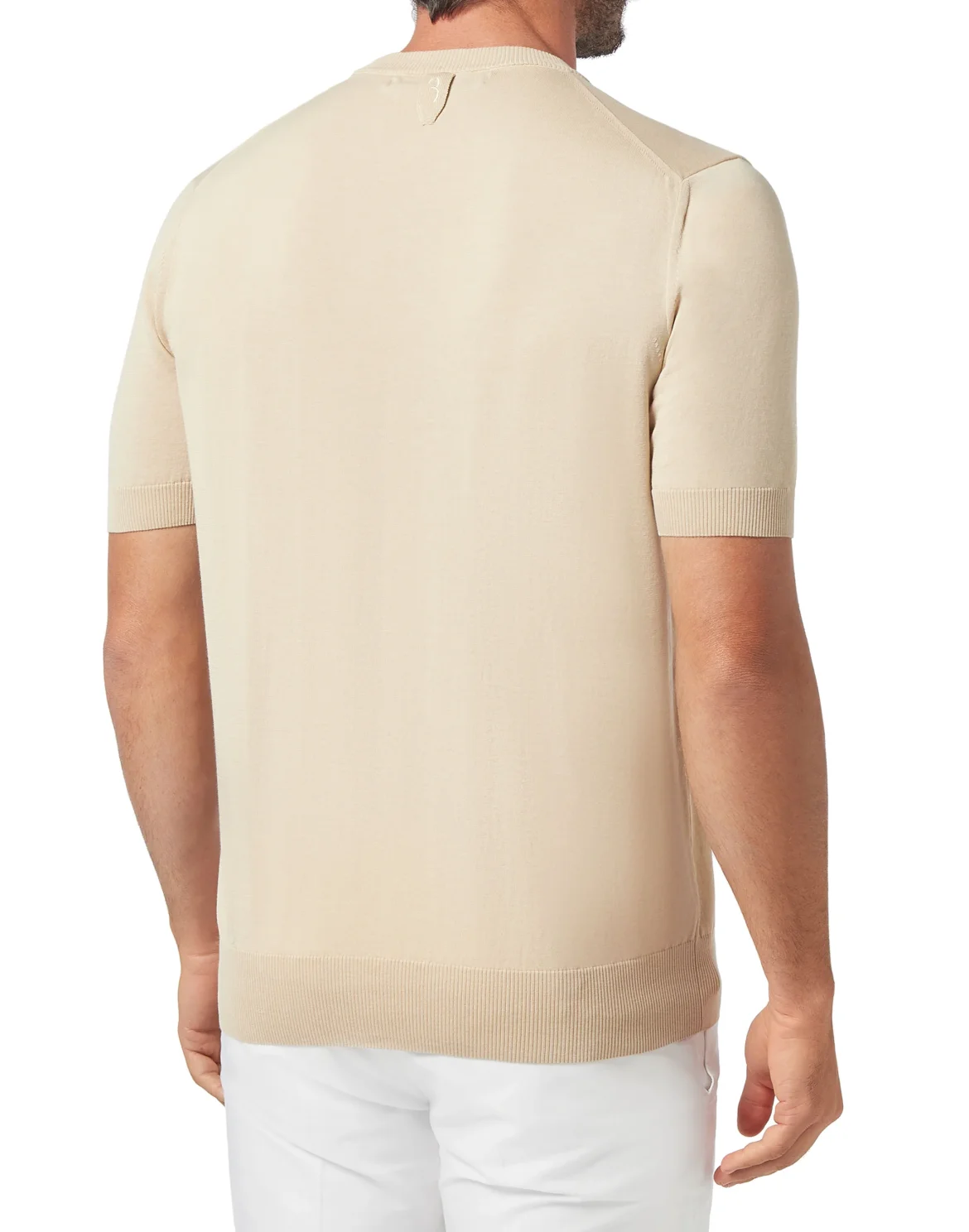 Pullover Round Neck SS Falcon, цвет: Бежевый