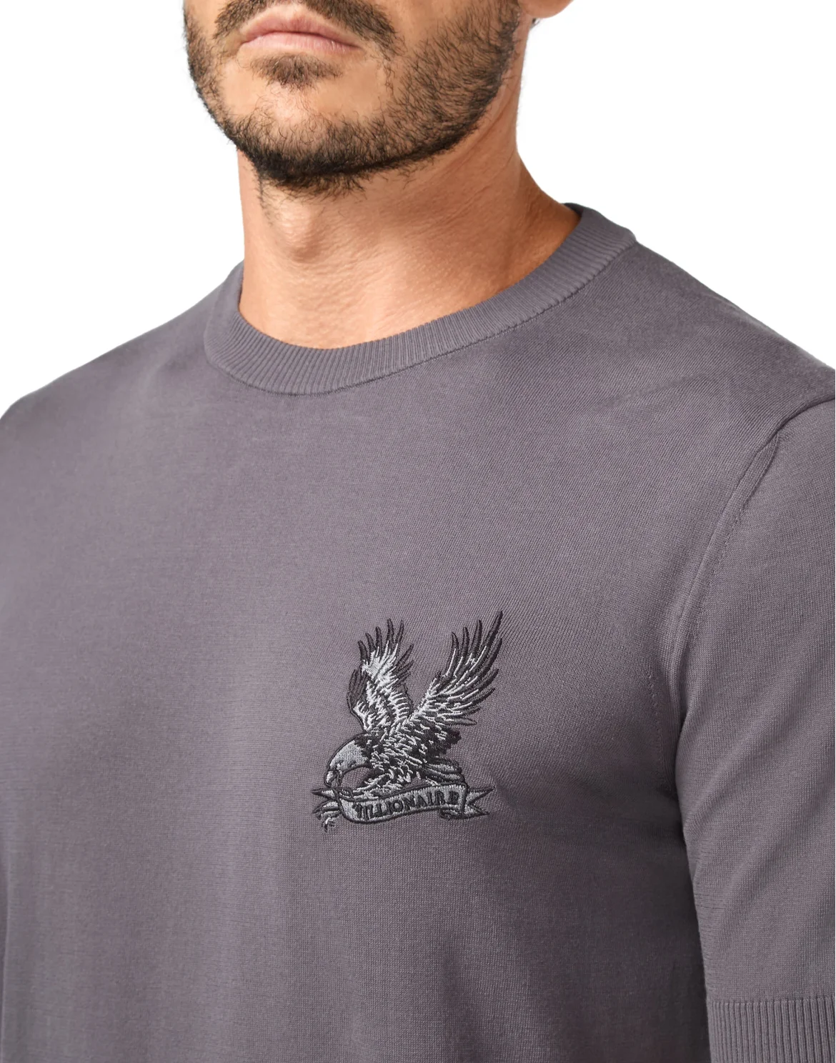 Pullover Round Neck SS Falcon, цвет: Серый