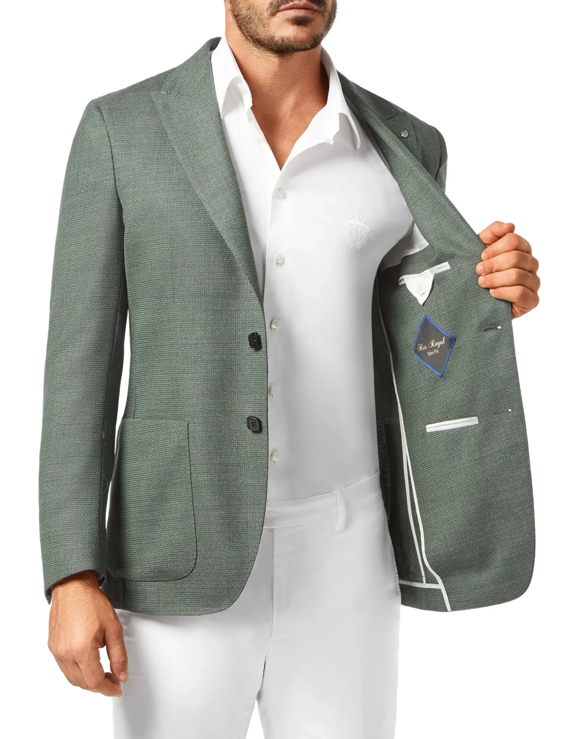 Blazer Slim Fit Crest, цвет: Камуфляж