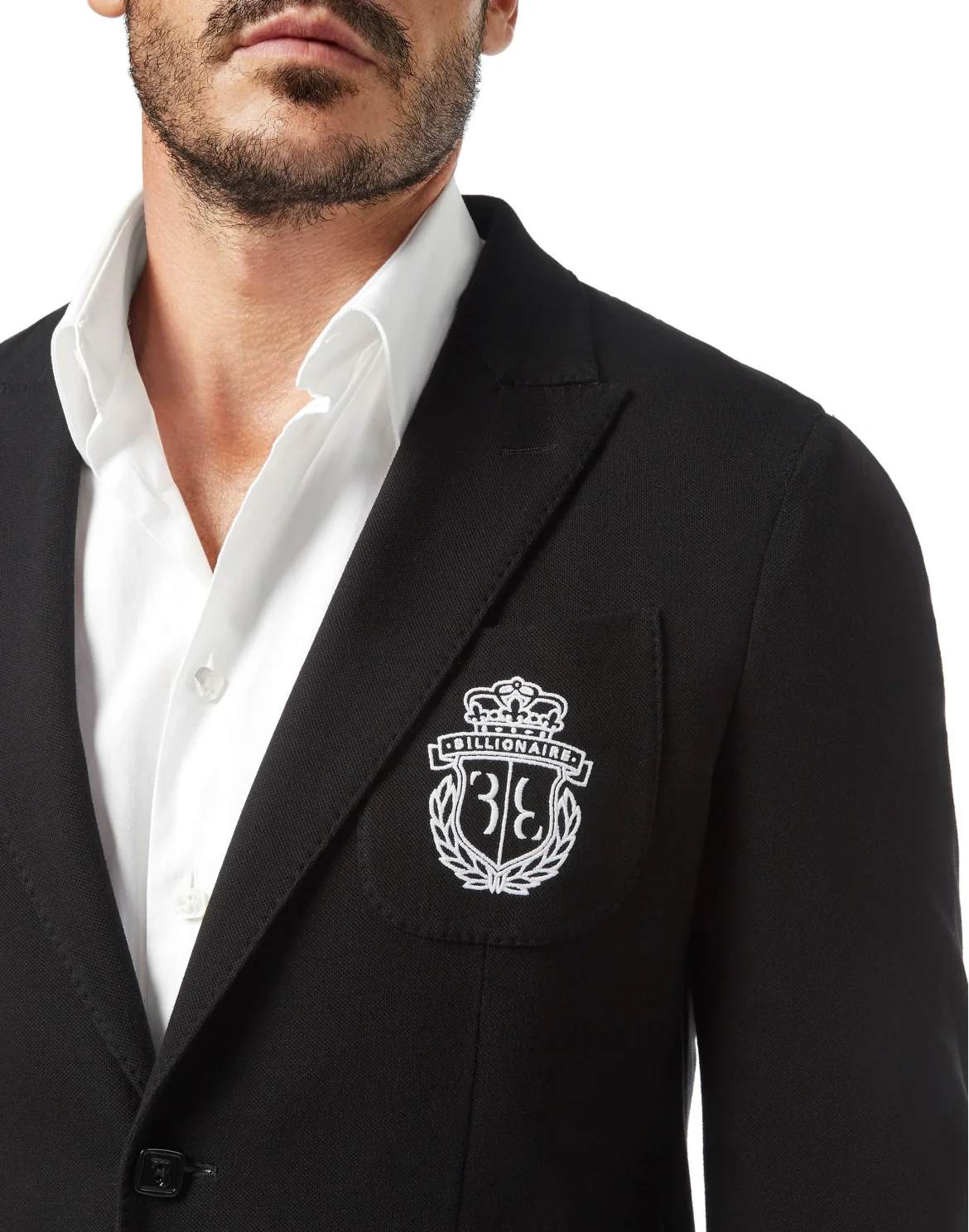 Blazer Slim Fit Crest, цвет: Черный
