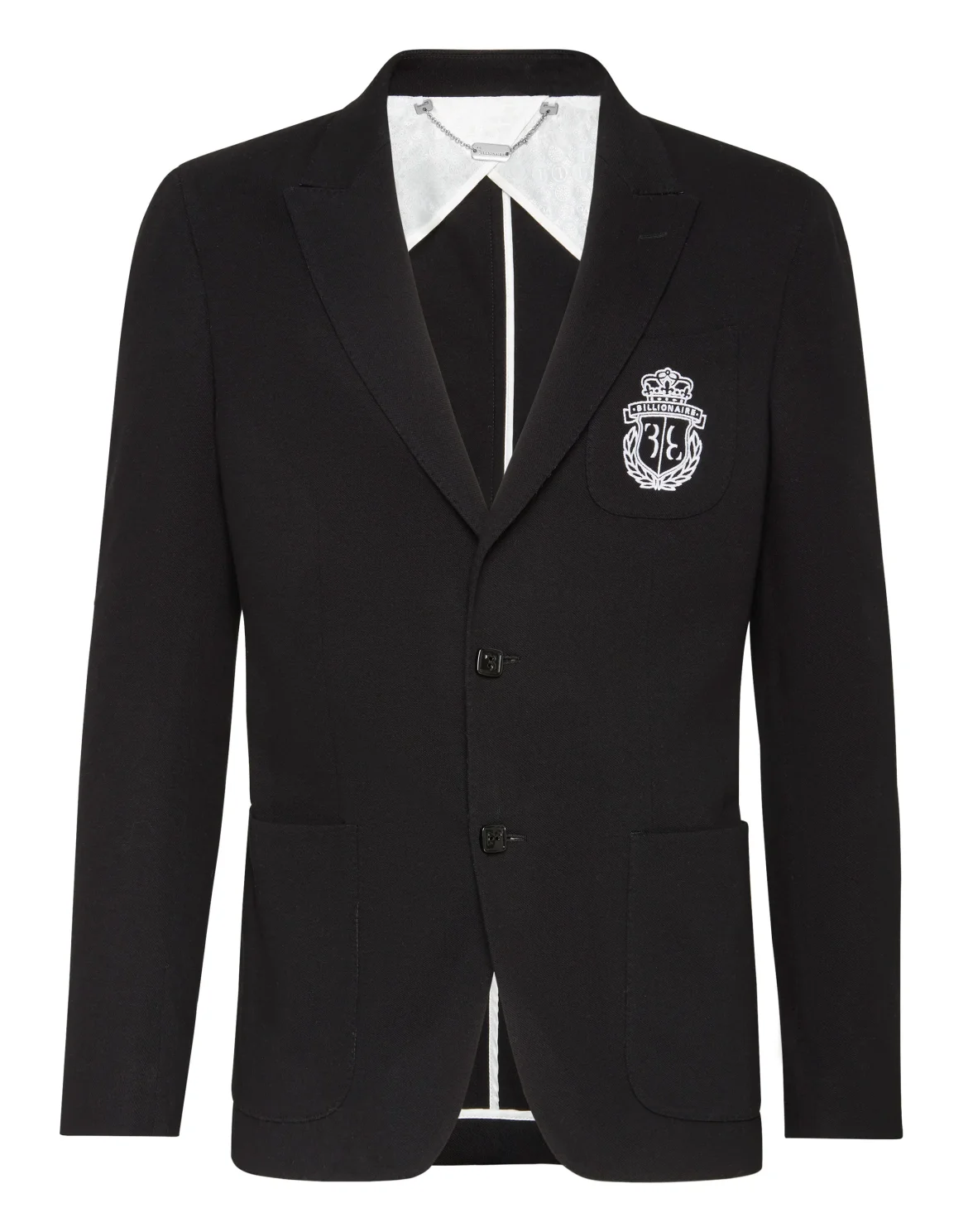 Blazer Slim Fit Crest, цвет: Черный