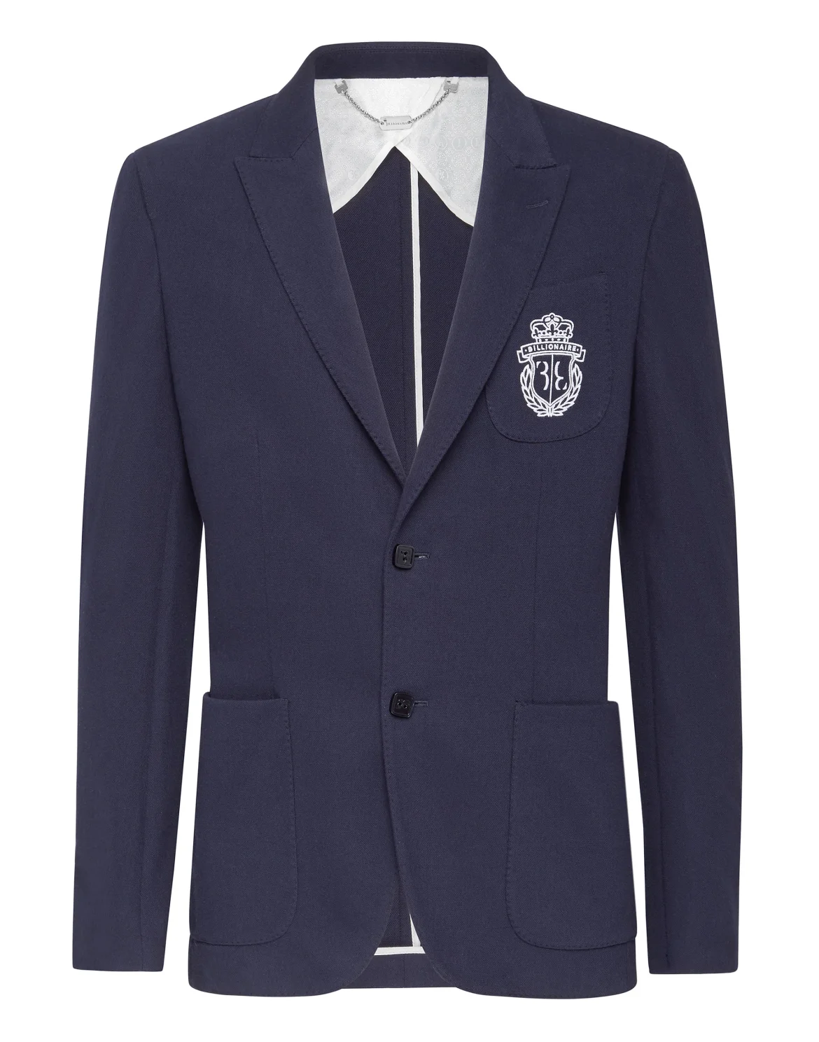 Blazer Slim Fit Crest, цвет: Синий