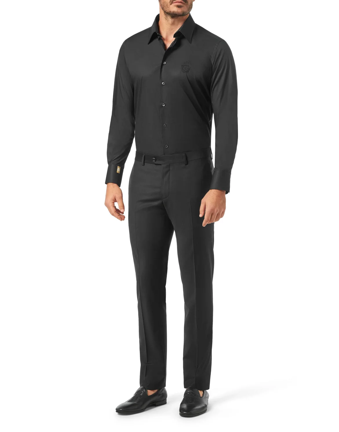 Shirt Silver Cut LS/Milano Crest, цвет: Черный