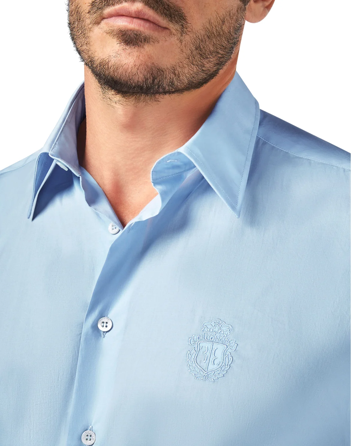 Shirt Silver Cut LS/Milano Crest, цвет: Синий