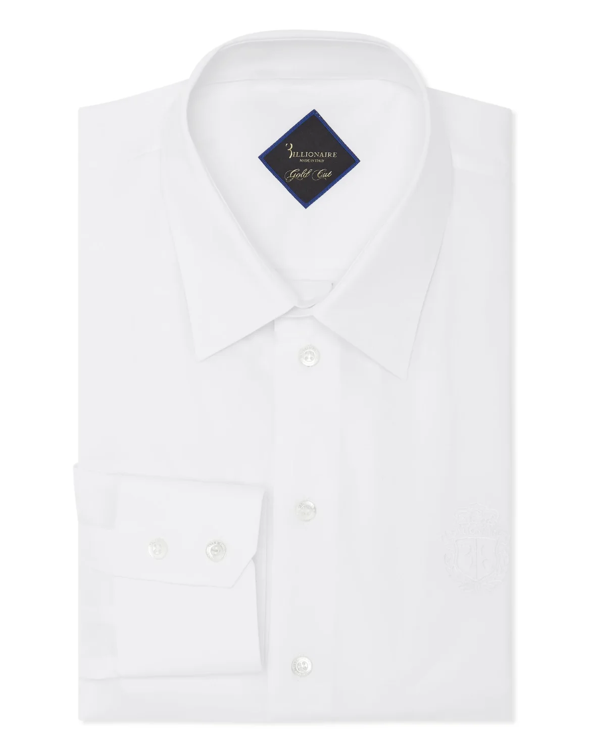 Shirt Gold Cut LS/Milano Crest, цвет: Белый