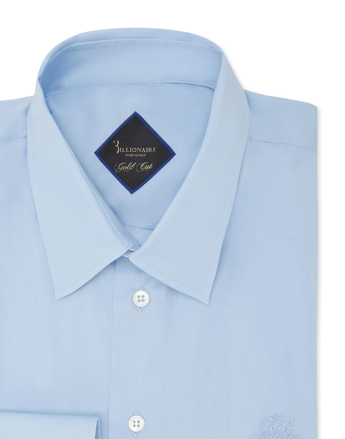 Shirt Gold Cut LS/Milano Crest, цвет: Голубой