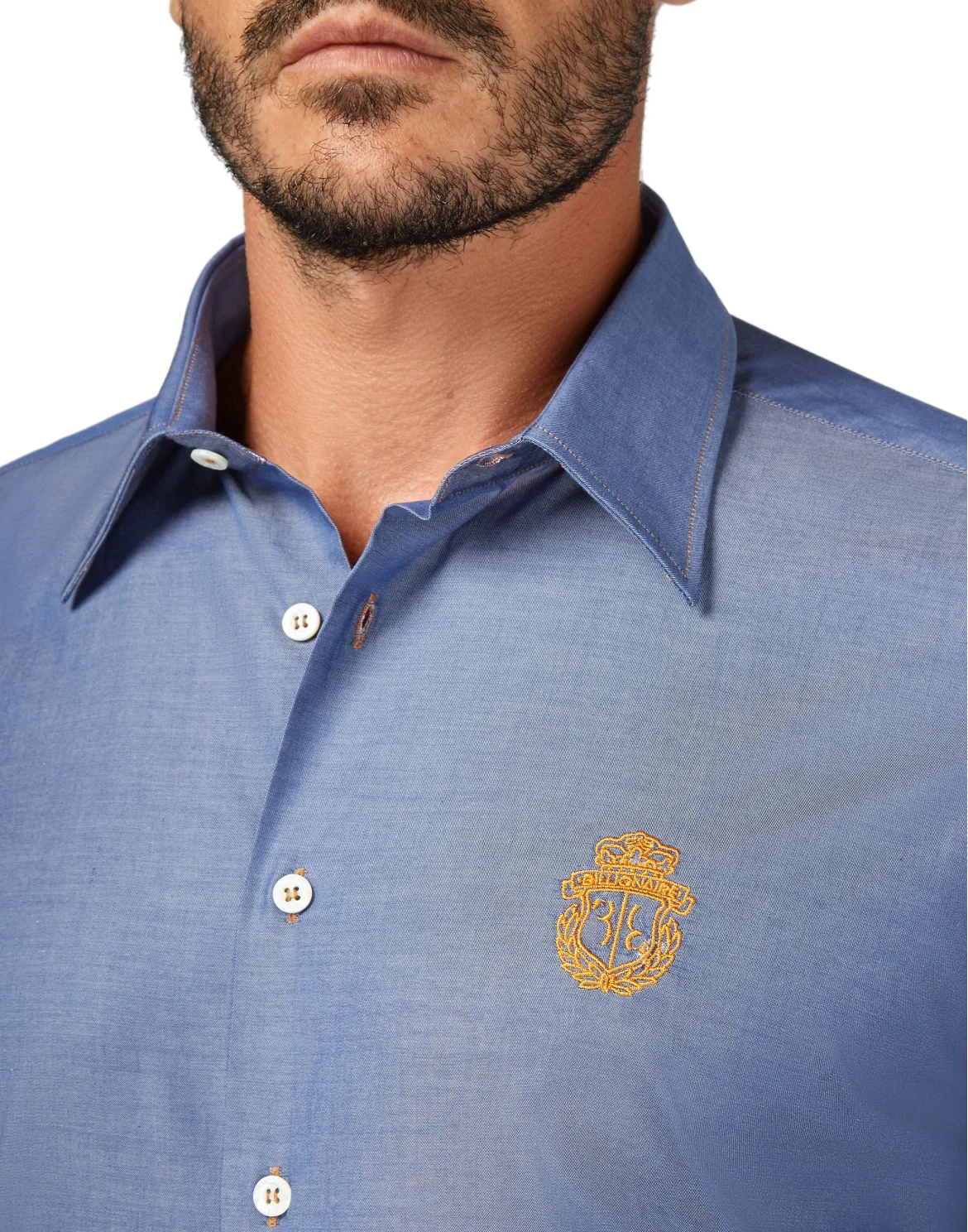 Shirt Silver Cut LS/Milano Crest, цвет: Синий
