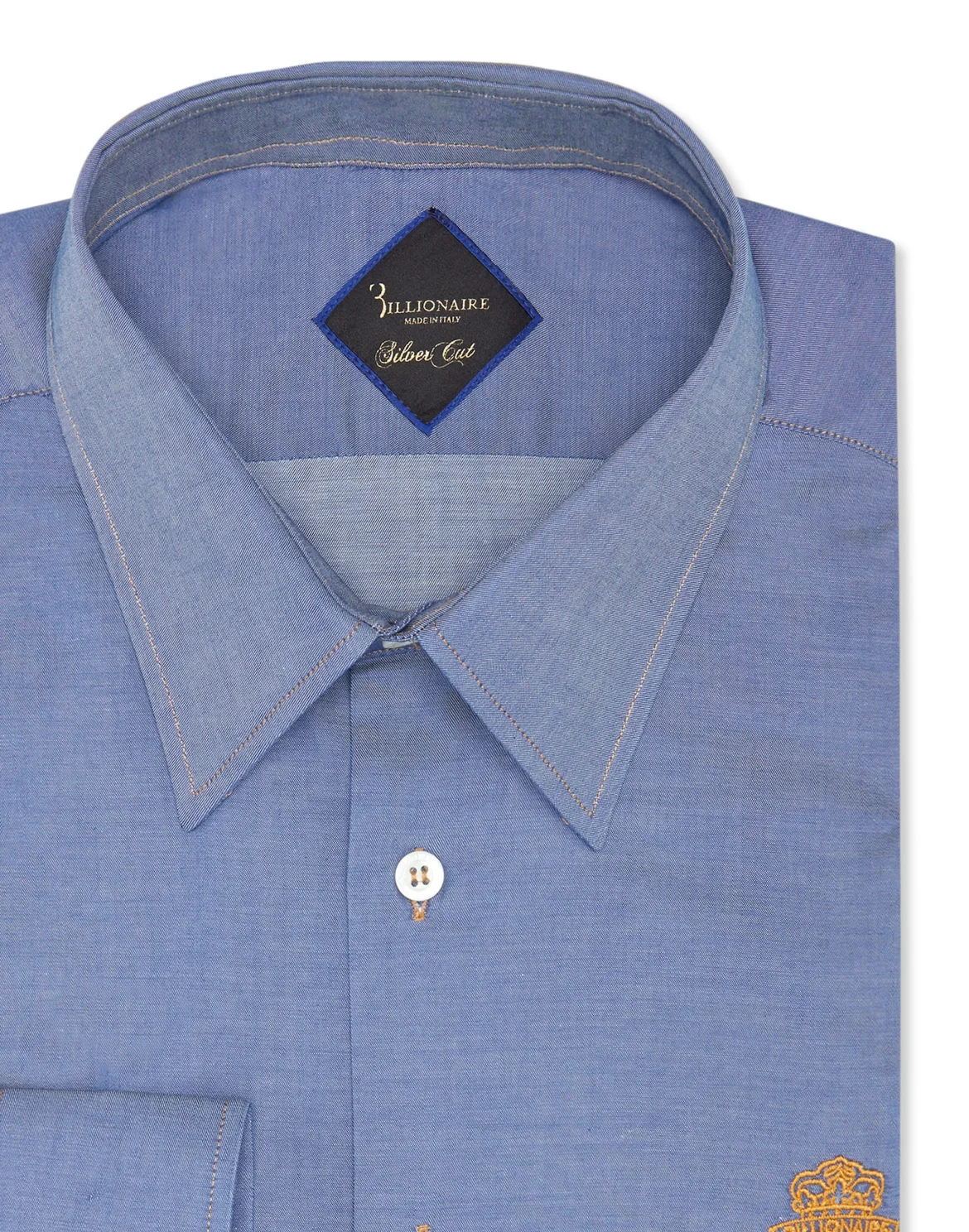 Shirt Silver Cut LS/Milano Crest, цвет: Синий