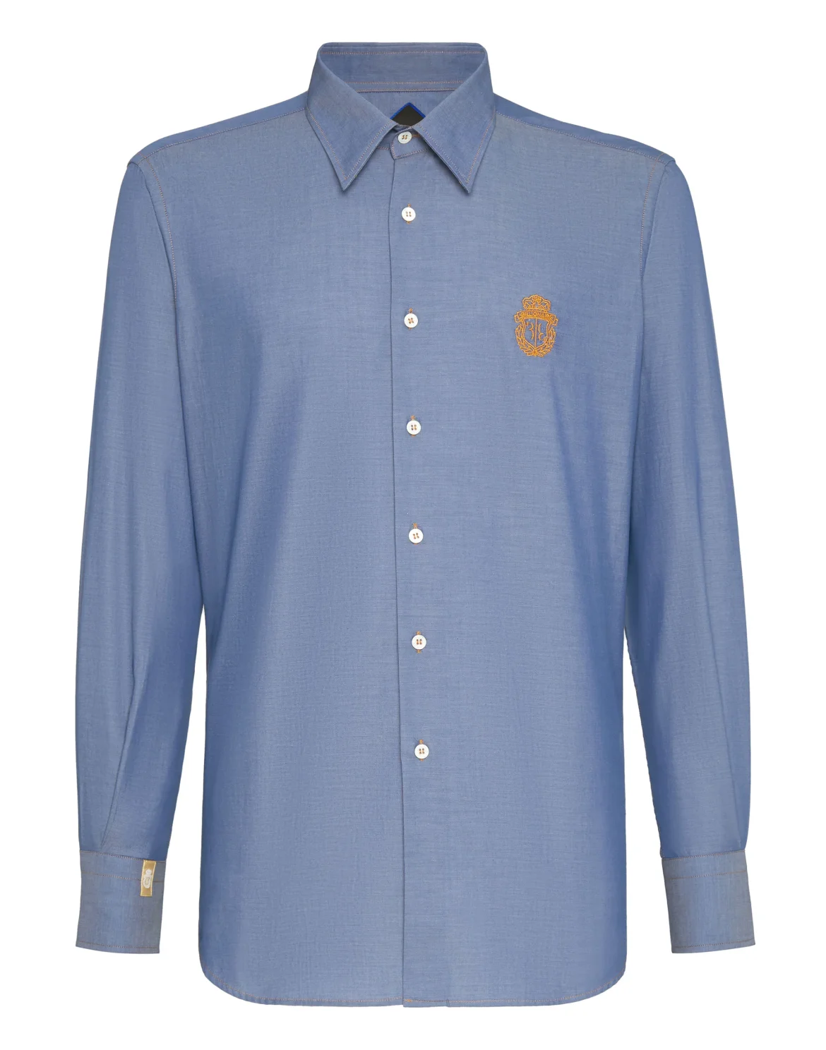 Shirt Silver Cut LS/Milano Crest, цвет: Синий