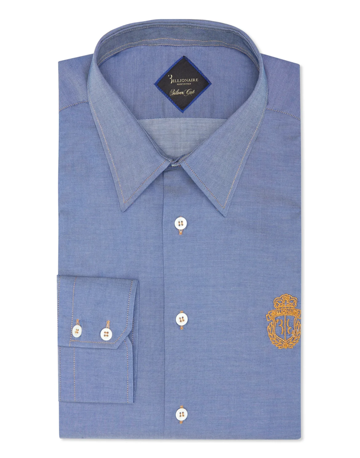 Shirt Silver Cut LS/Milano Crest, цвет: Синий