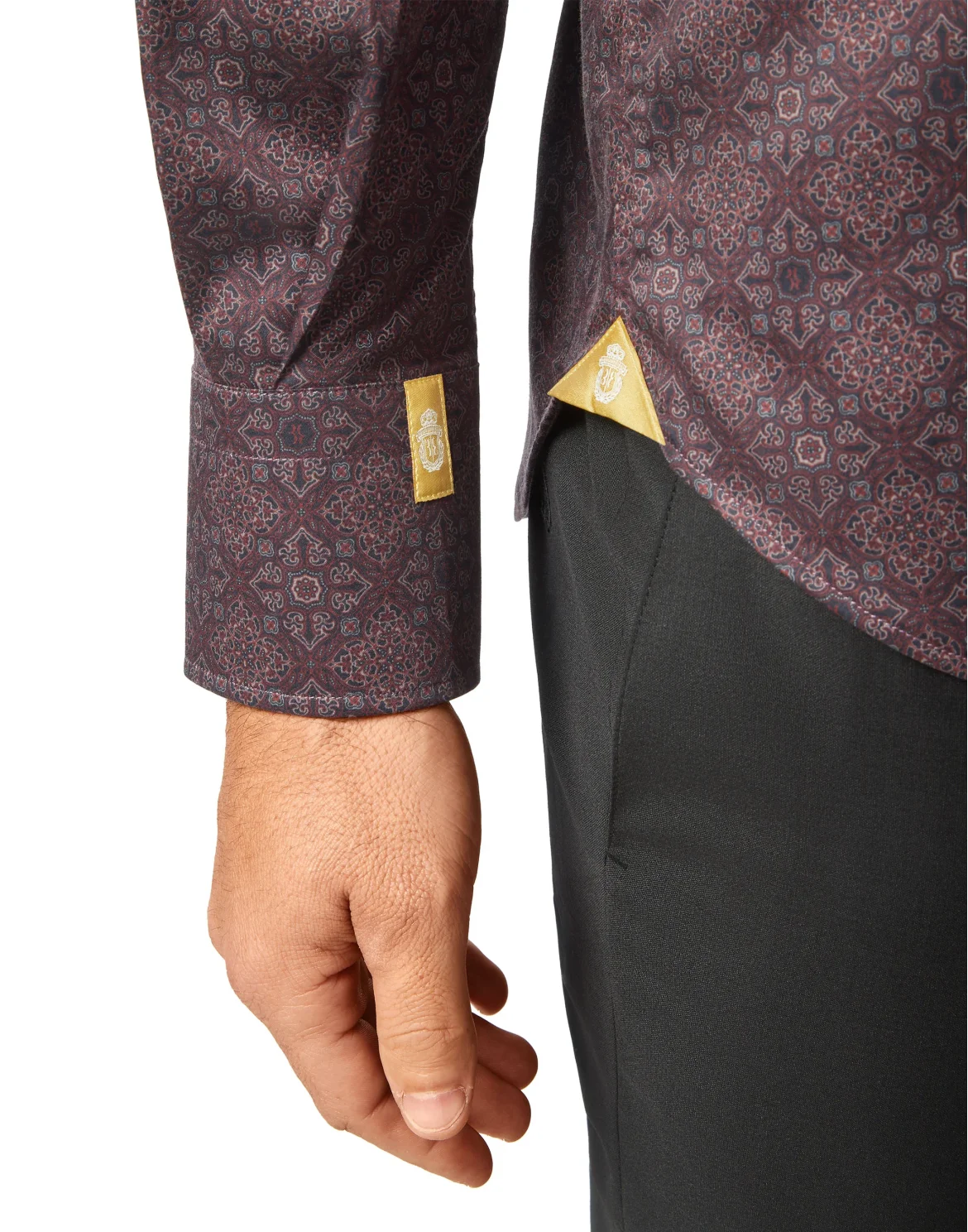 Shirt Silver Cut LS/Milano Floral Geometric, цвет: Красный