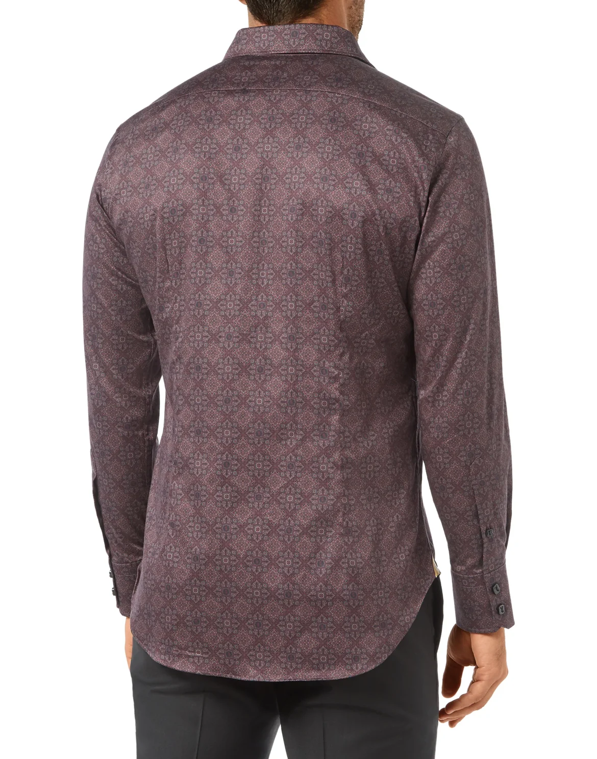 Shirt Silver Cut LS/Milano Floral Geometric, цвет: Красный