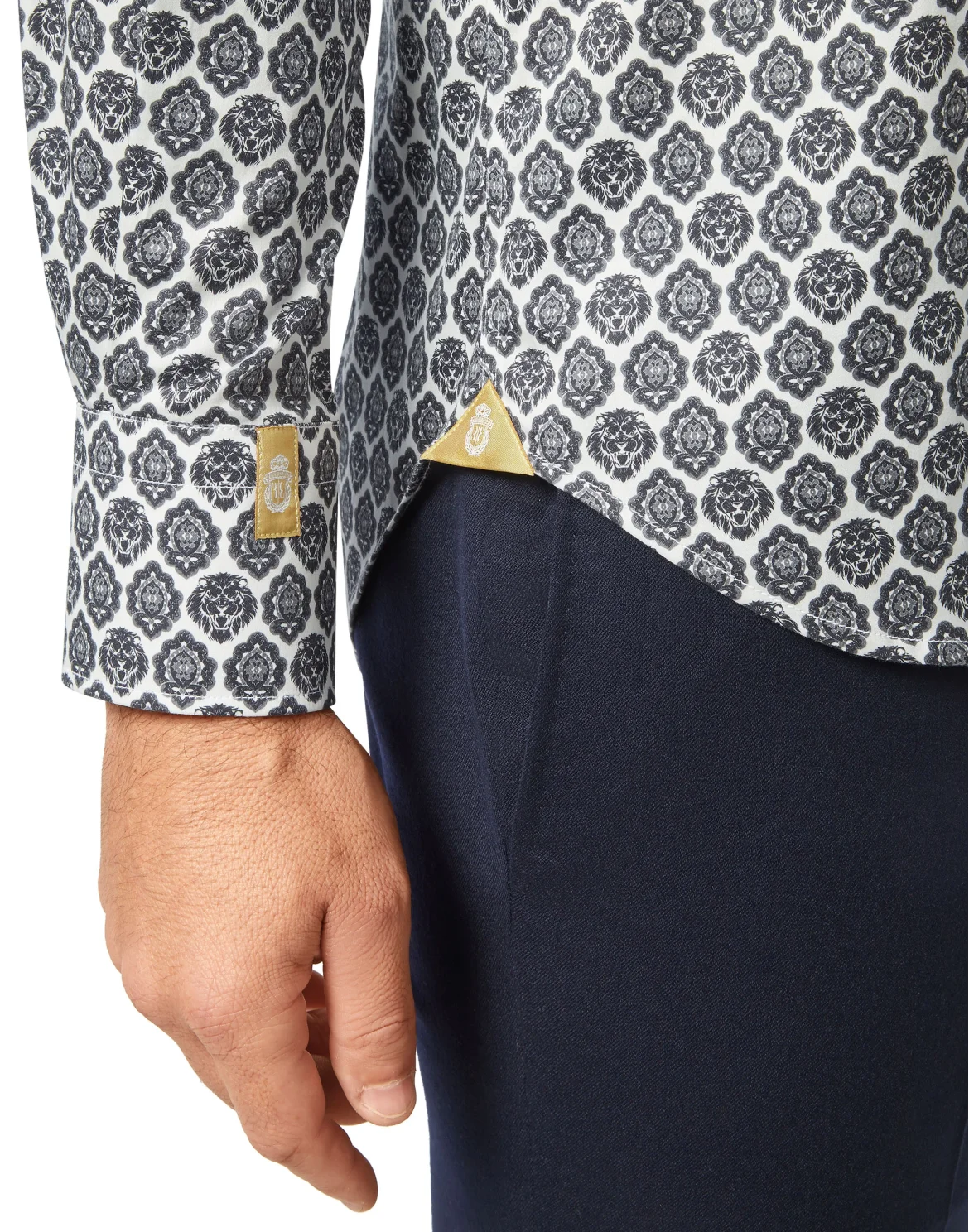 Shirt Silver Cut LS/Flavio Lion, цвет: Белый