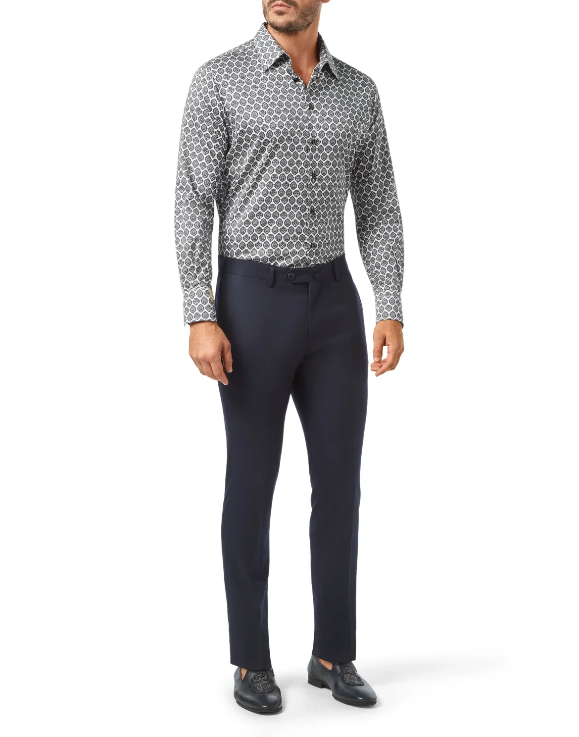 Shirt Silver Cut LS/Flavio Lion, цвет: Белый