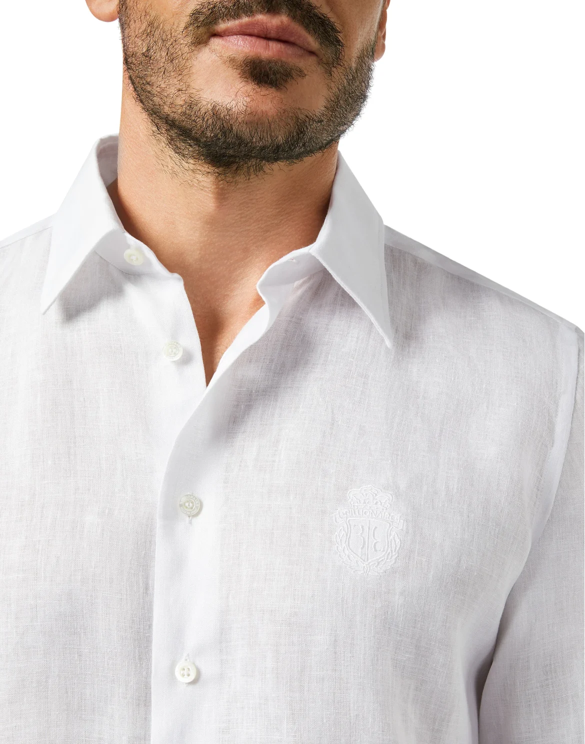 Shirt LS Crest, цвет: Белый