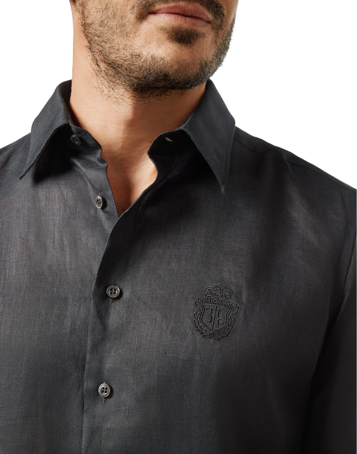 Shirt LS Crest, цвет: Черный