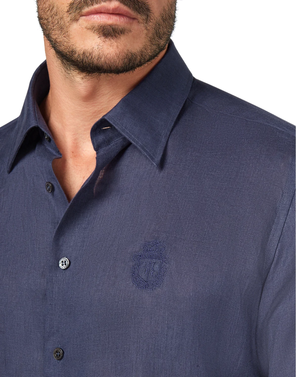 Shirt LS Crest, цвет: Синий
