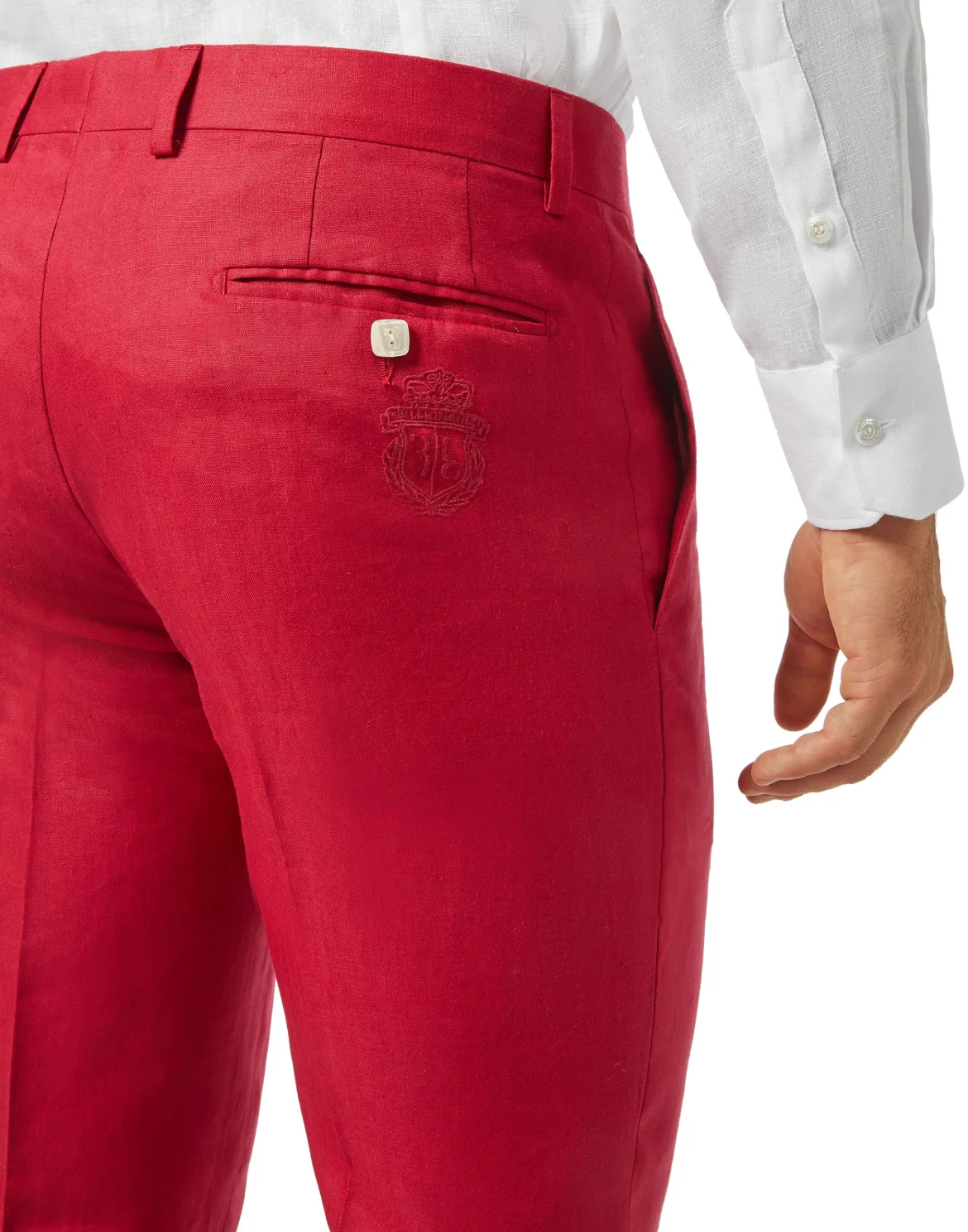 Trousers Tailored Fit Crest, цвет: Красный