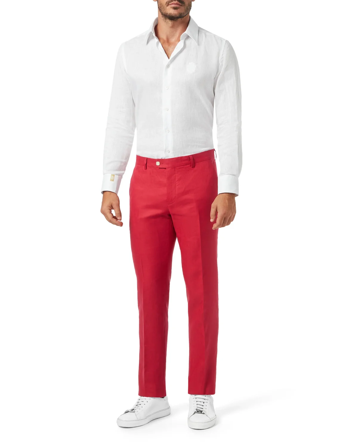 Trousers Tailored Fit Crest, цвет: Красный