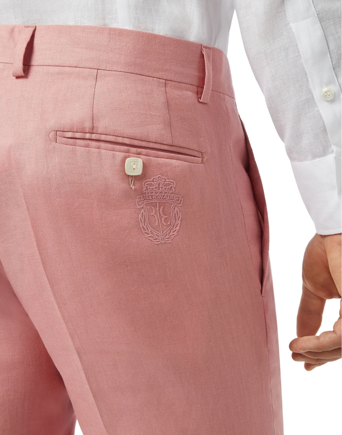 Trousers Tailored Fit Crest, цвет: Розовый