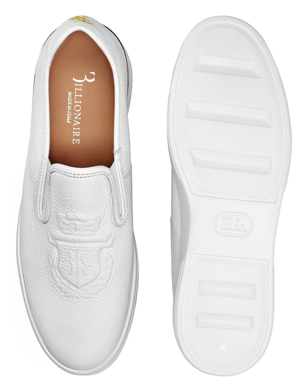 Slip On Crest, цвет: Белый