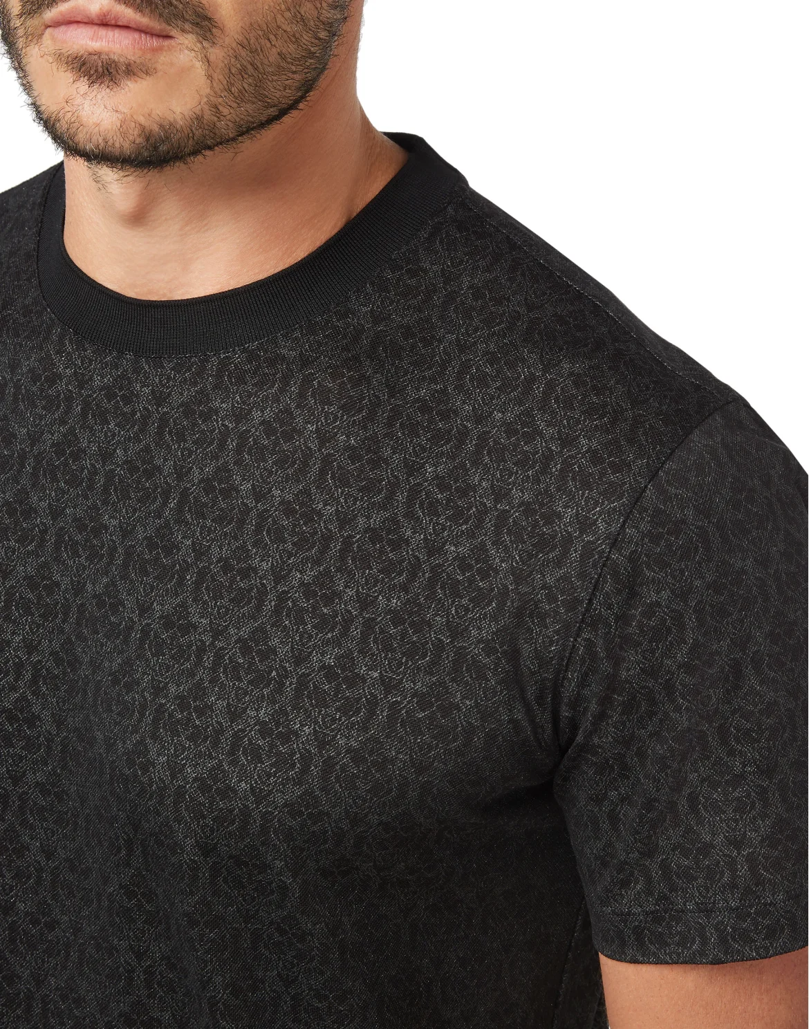 T-shirt Round Neck SS Lion, цвет: Черный