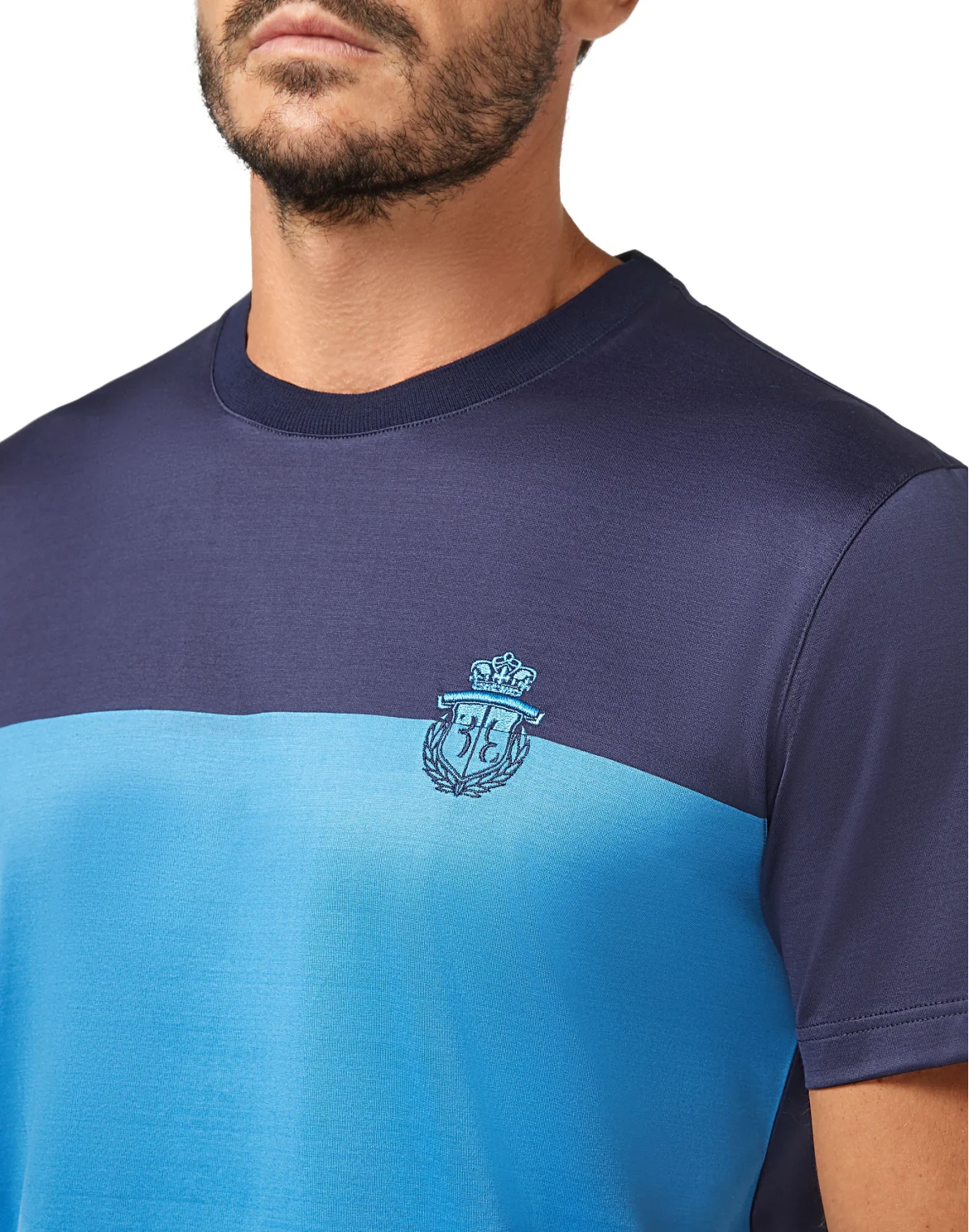 T-shirt Round Neck SS Crest, цвет: Черный