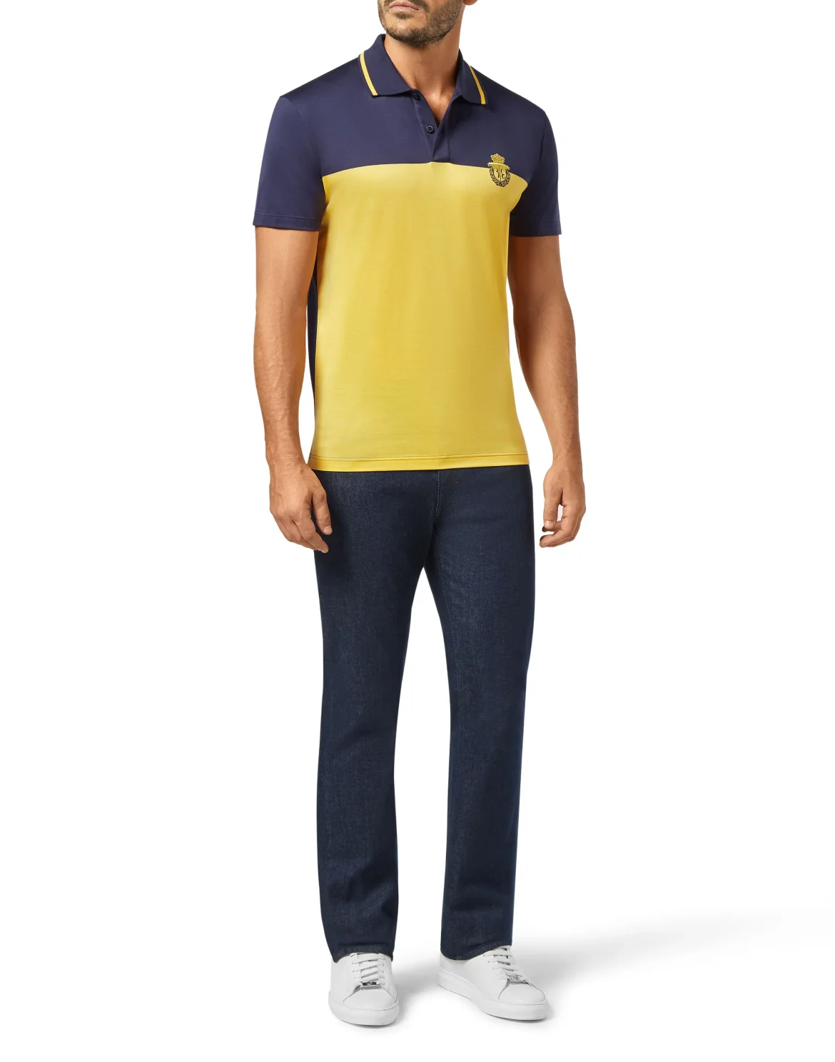 Polo shirt SS Crest, цвет: Синий