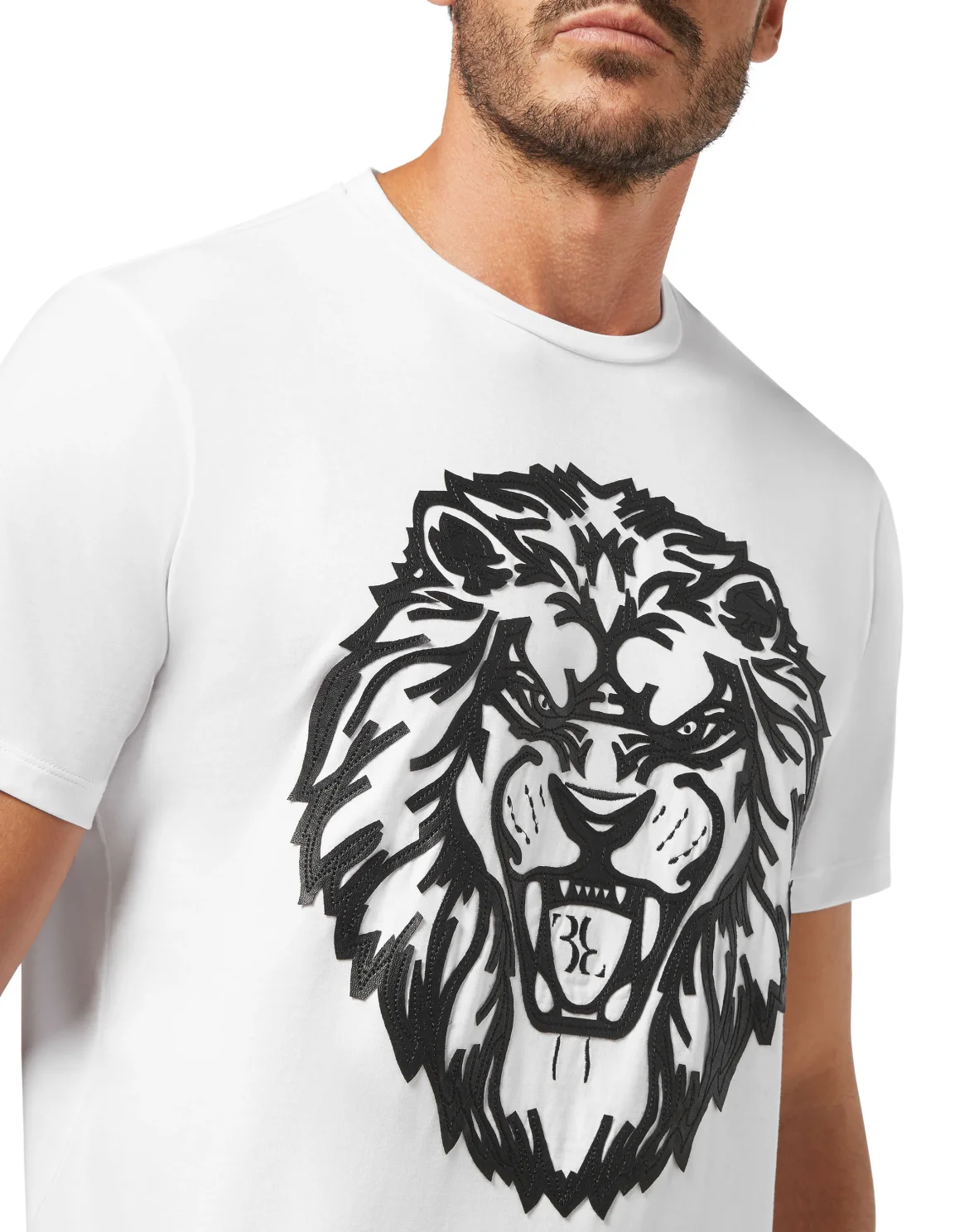 T-shirt Round Neck SS Lion, цвет: Белый