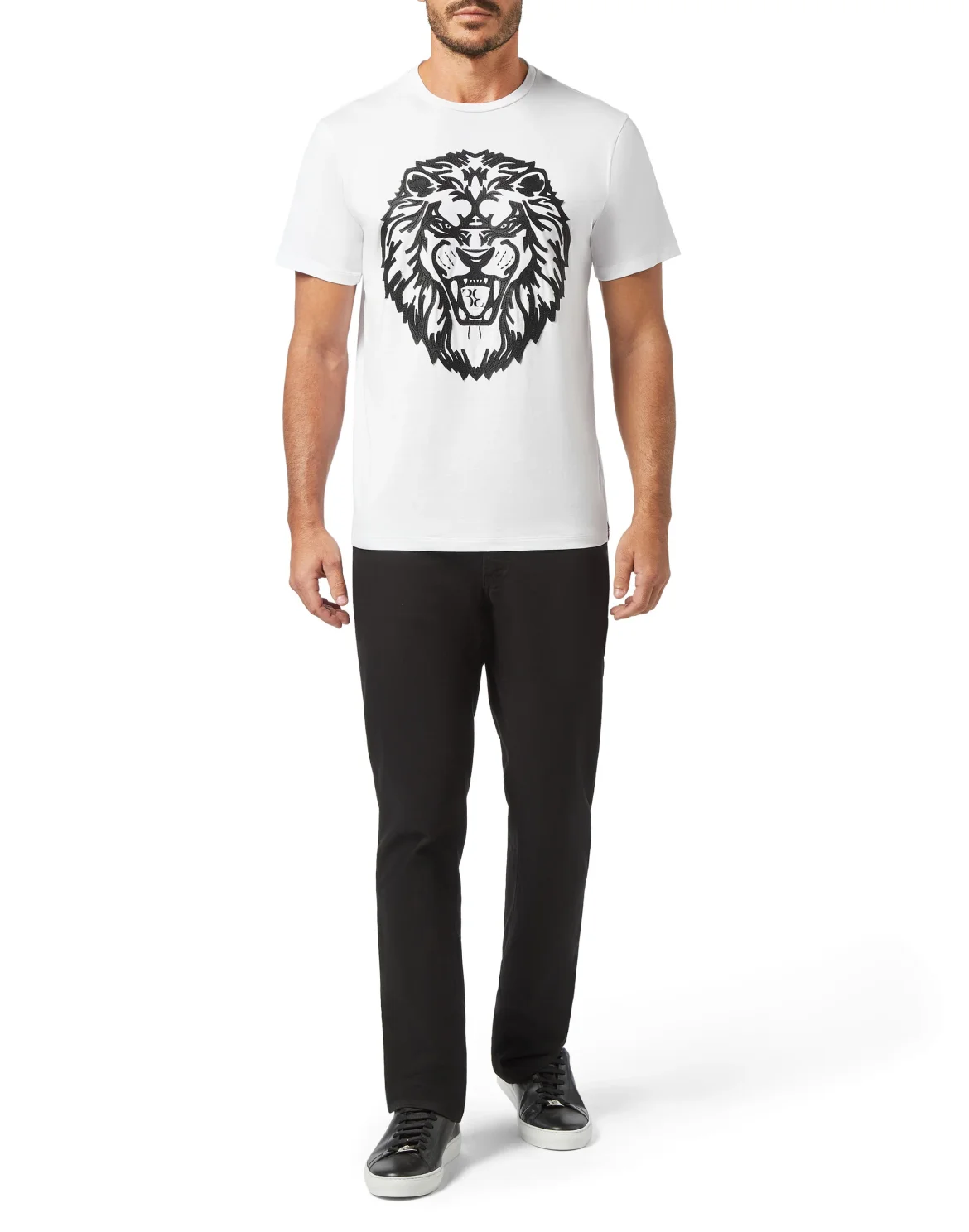 T-shirt Round Neck SS Lion, цвет: Белый