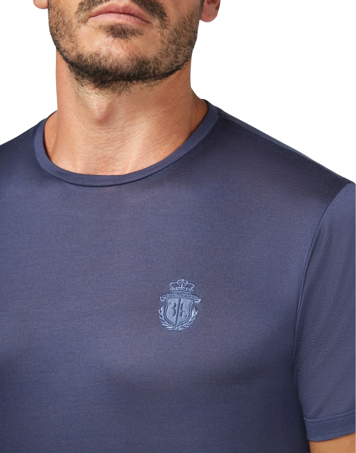 T-shirt Round Neck SS Crest, цвет: Синий