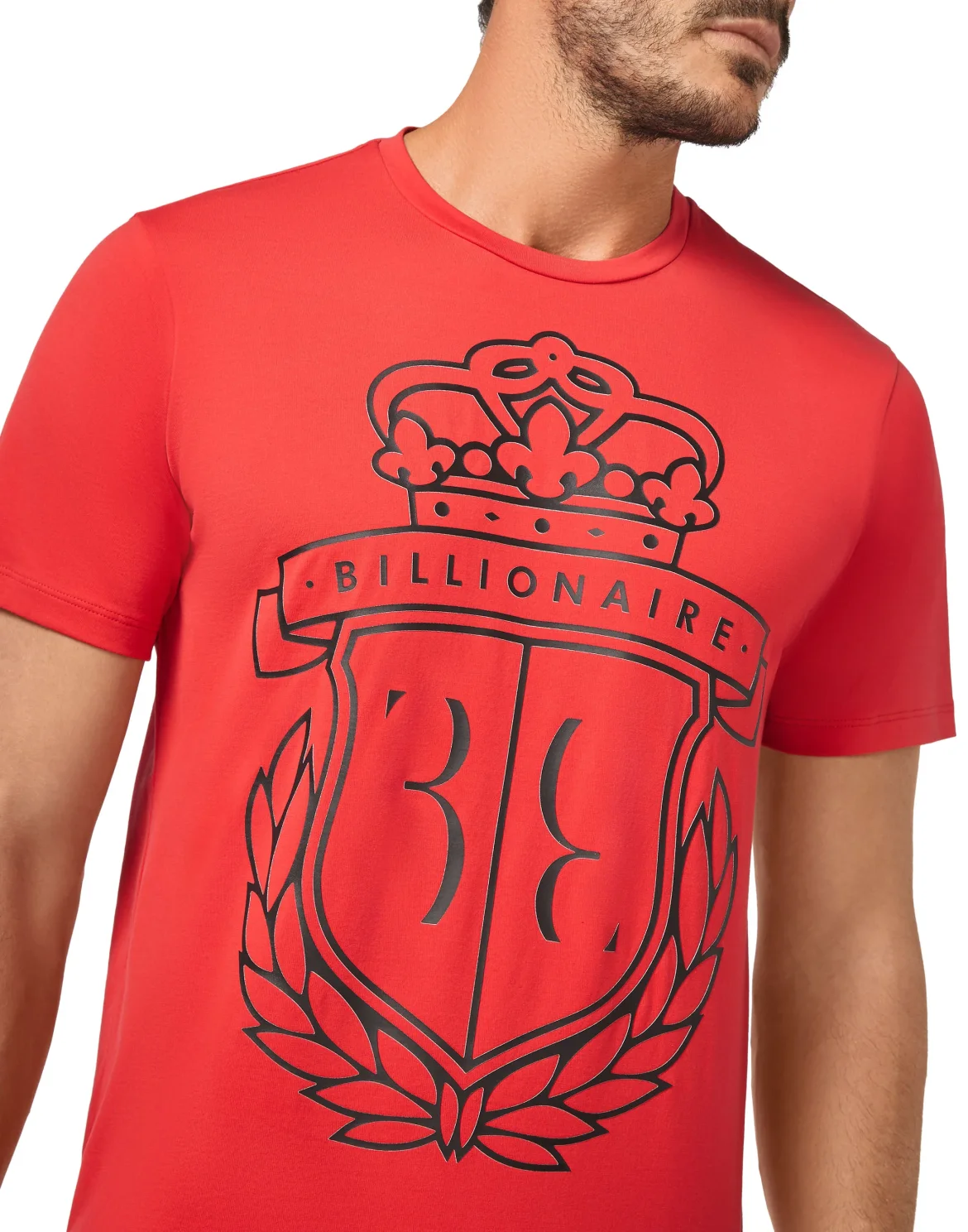 T-shirt Round Neck SS Crest, цвет: Красный