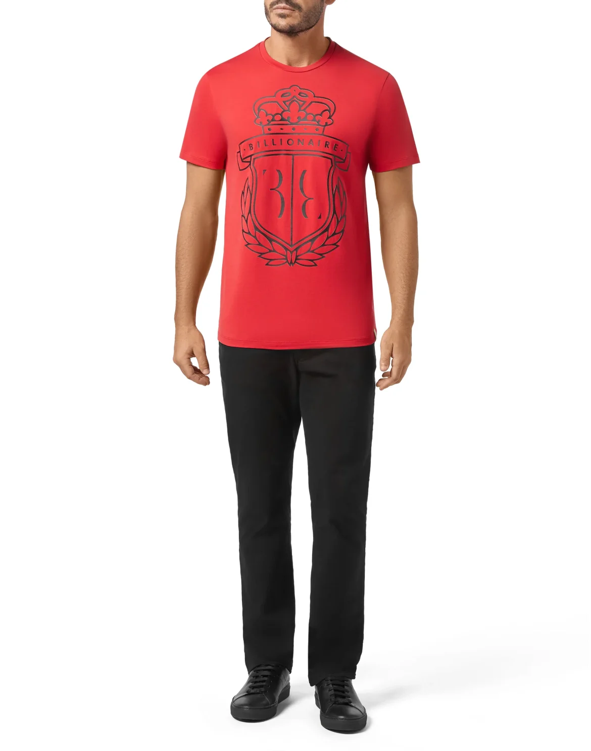 T-shirt Round Neck SS Crest, цвет: Красный