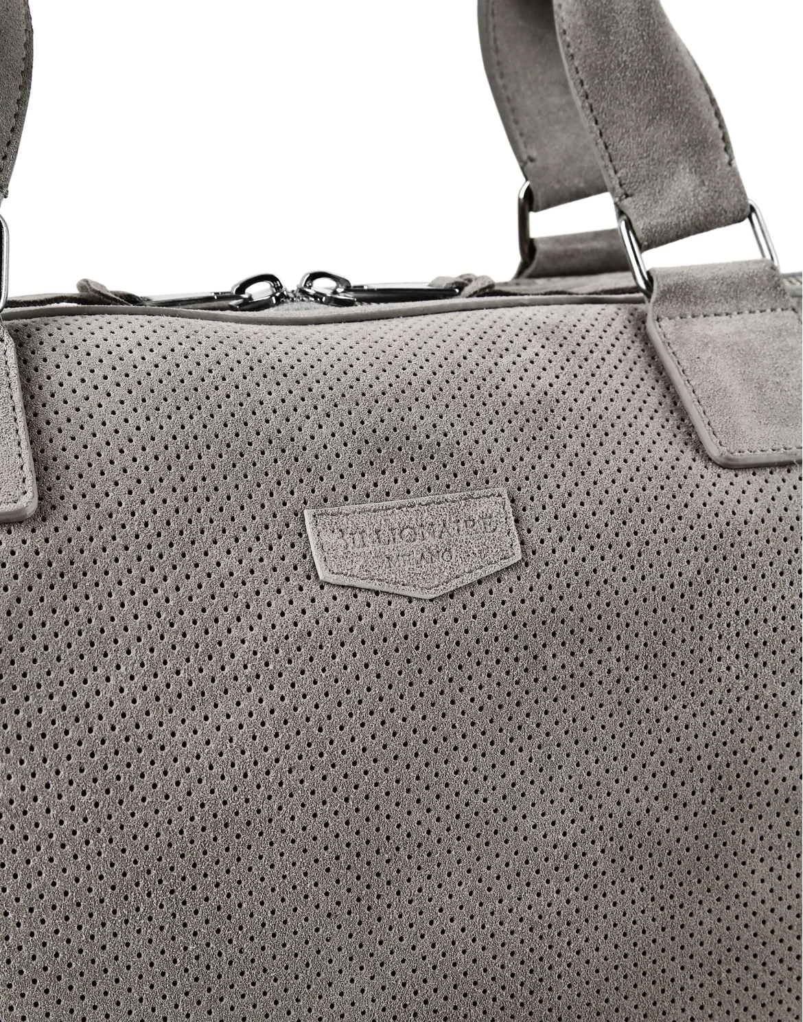Suede Medium Travel Bag, цвет: Серый