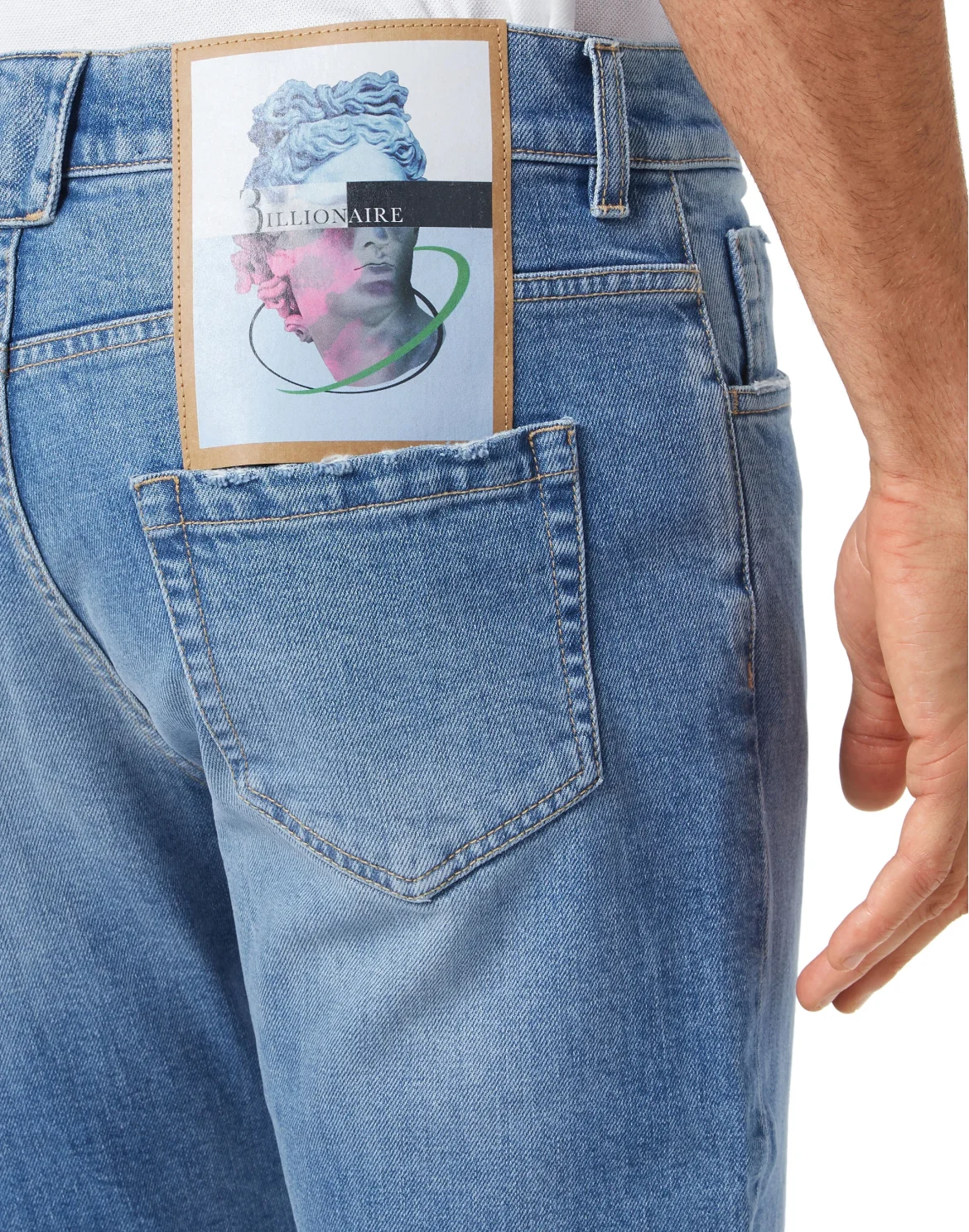 Denim Trousers Super Straight Cut, цвет: Голубой